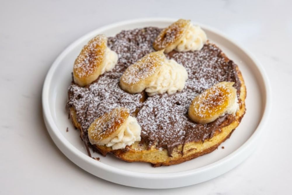 Banana & Nutella Belgian Waffle