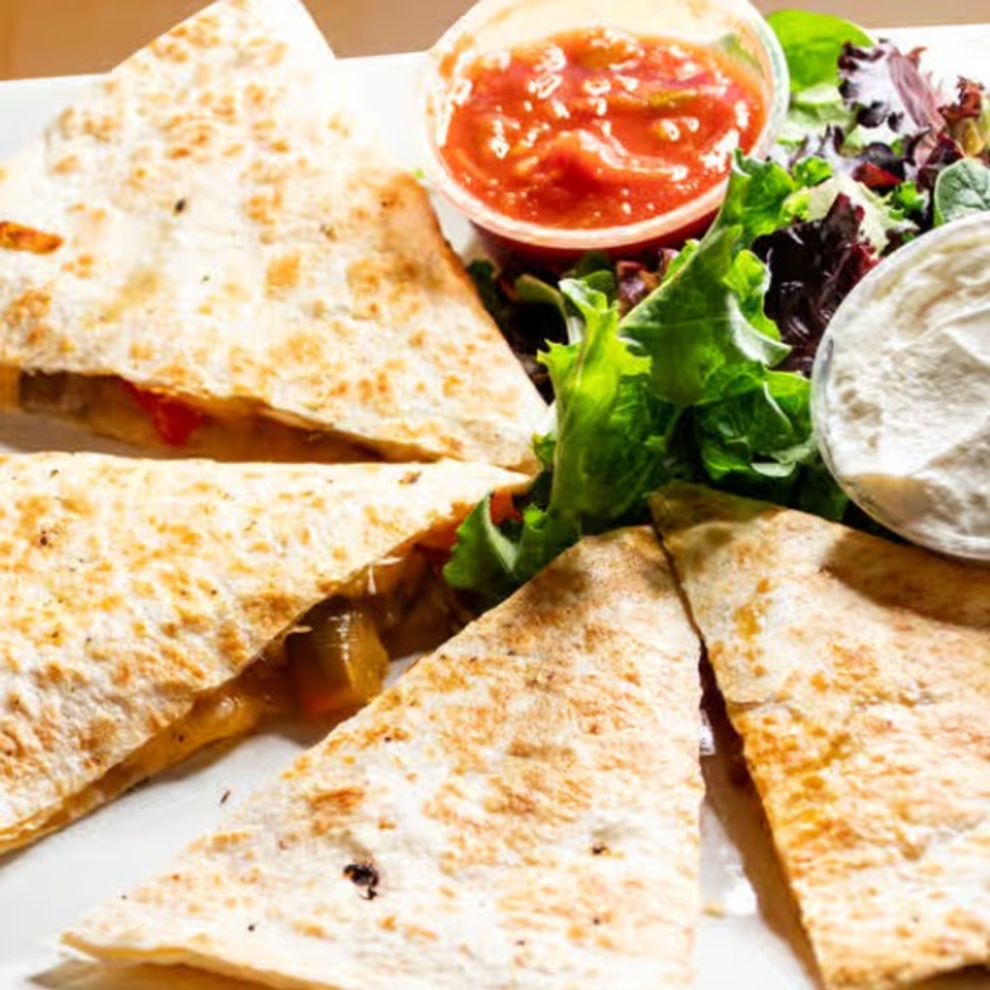 Grilled Vegetable Quesadilla