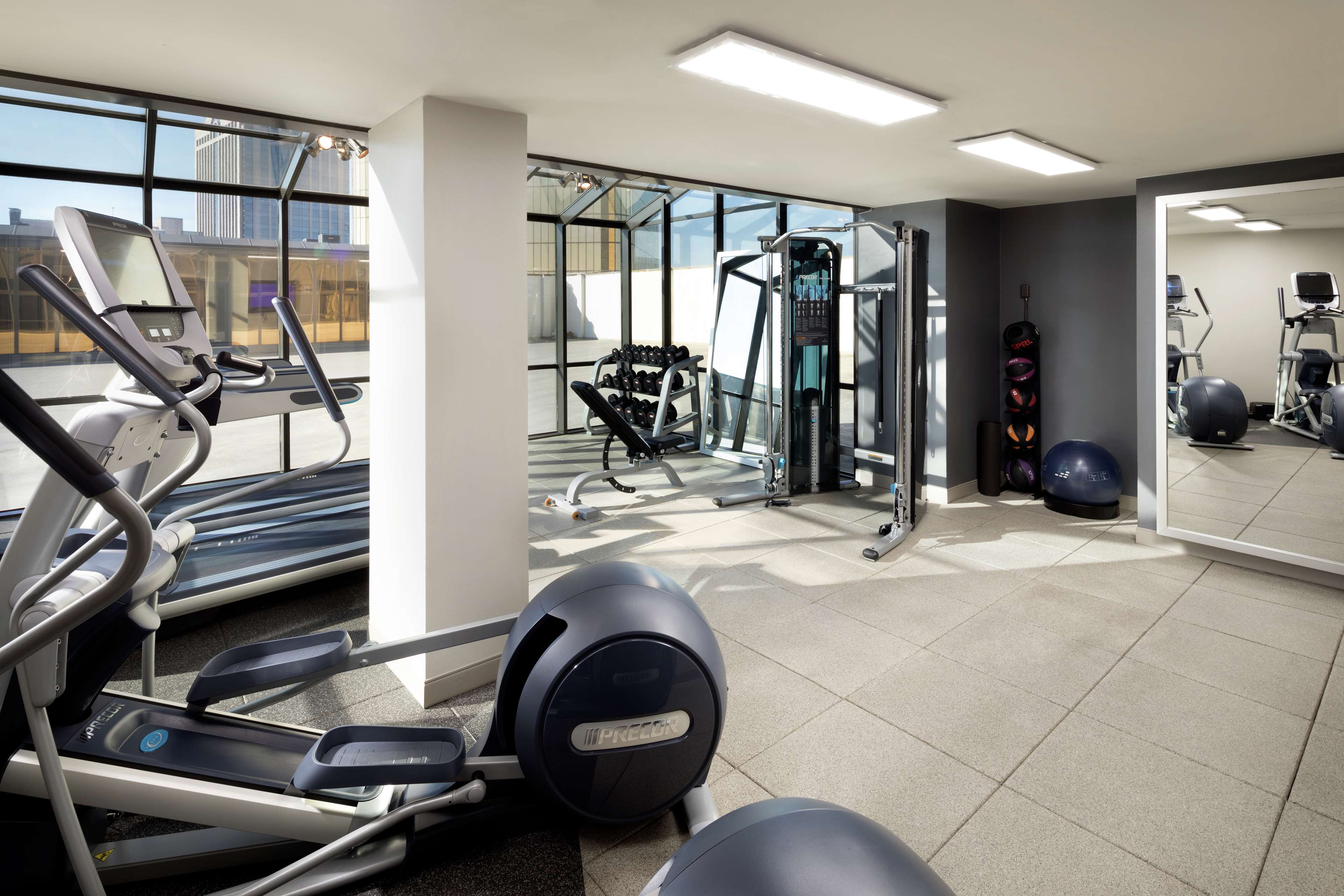 Health club  fitness center  gym