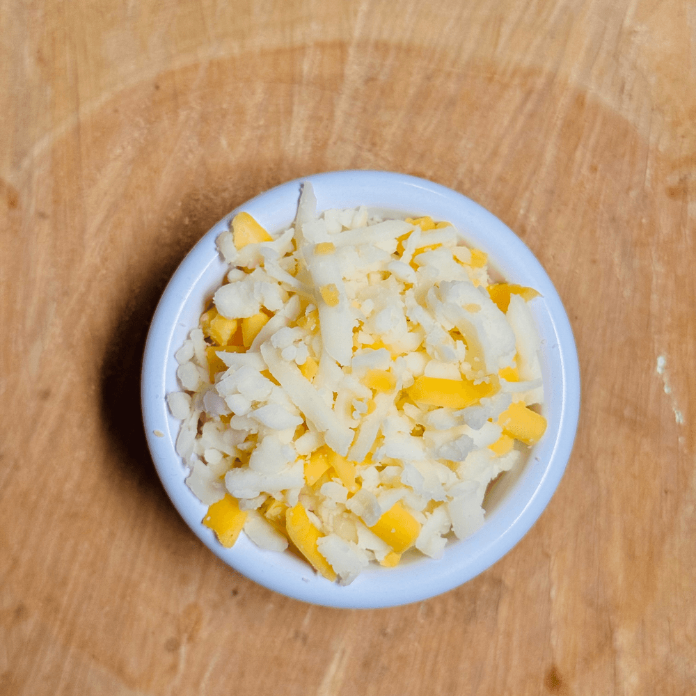 Side of shredded cheese