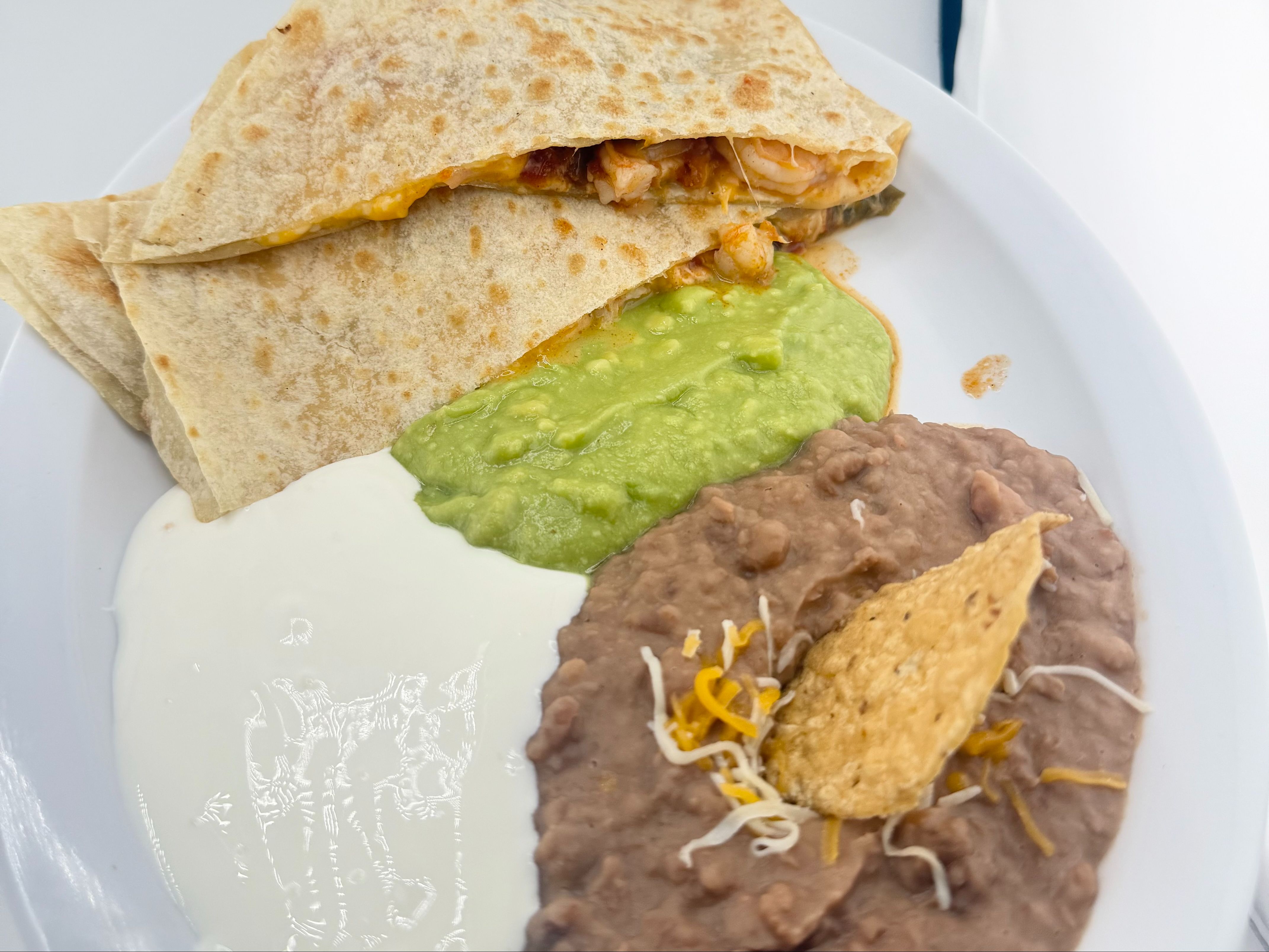 Shrimp Super Quesadilla