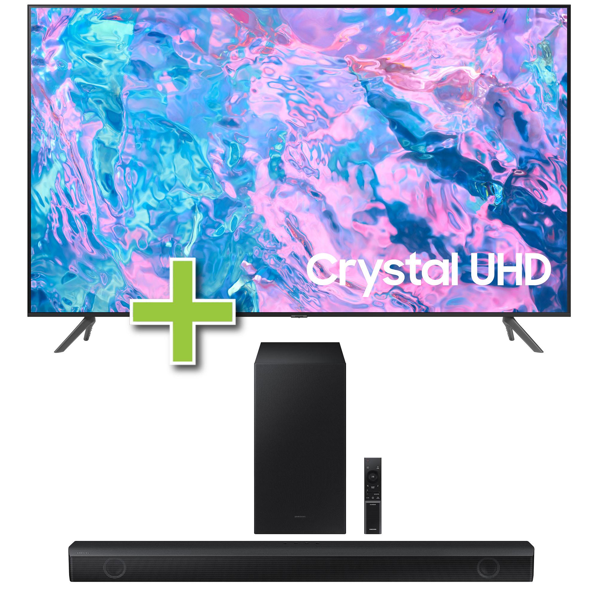 85" Samsung 4K UHD Smart TV & Samsung Soundbar
