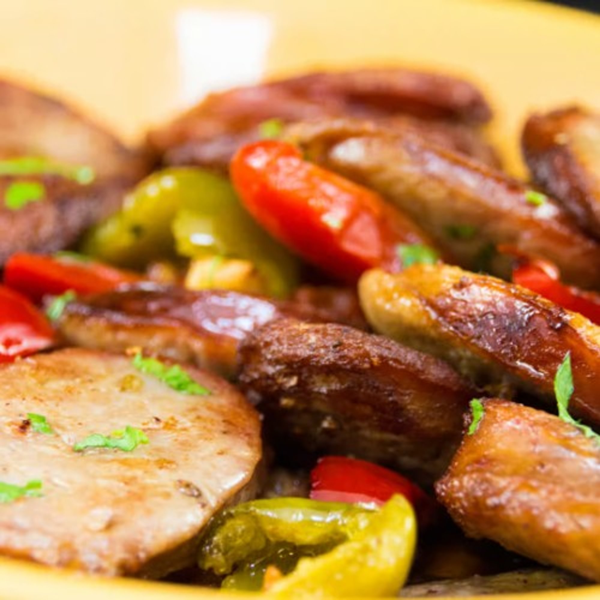 Sausage & Hot Cherry Peppers
