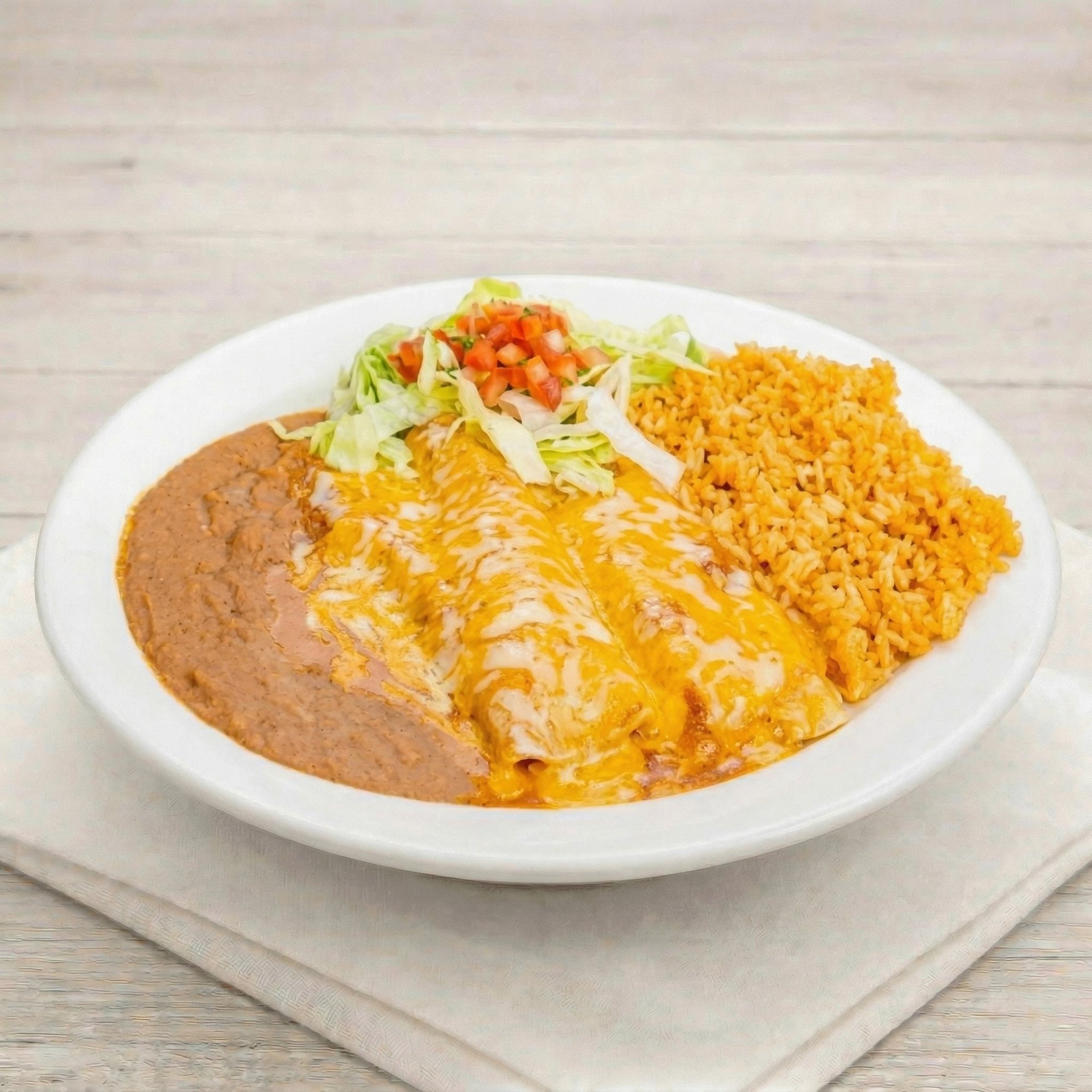 Enchilada and Chile Relleno