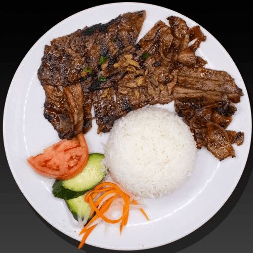 Grilled Meat Rice Plate