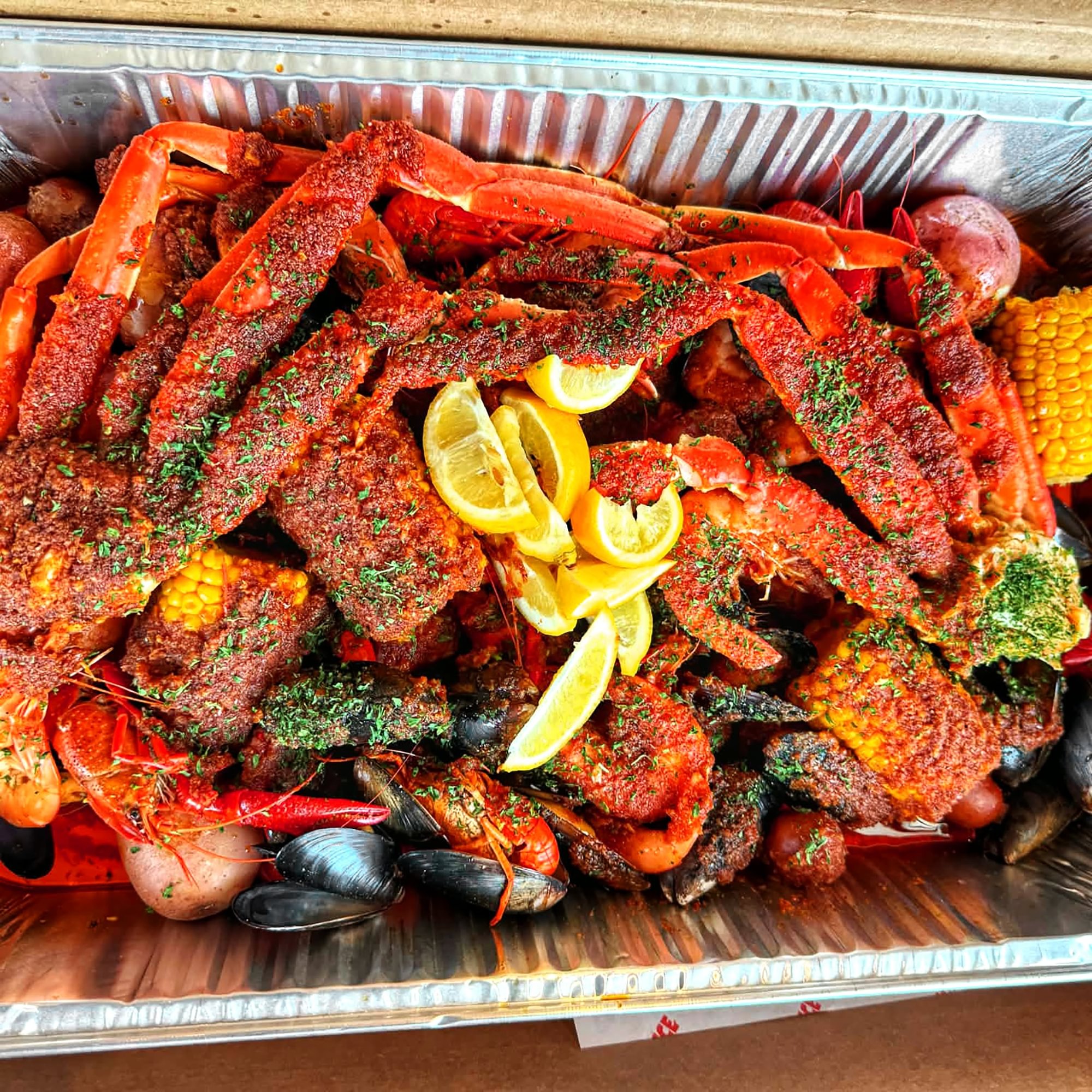 Sea Feast with 2 Extra sauce SAVE $38