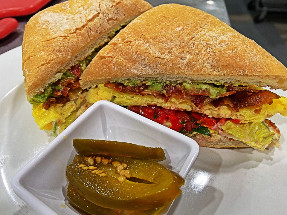 BLT Breakfast Sandwhich