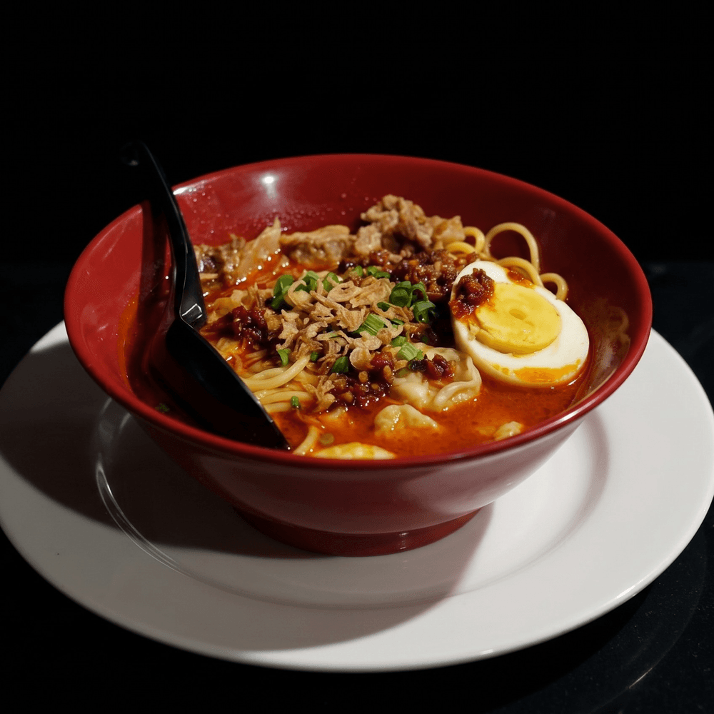 Spicy Shrimp Noodle Soup 虾膏面