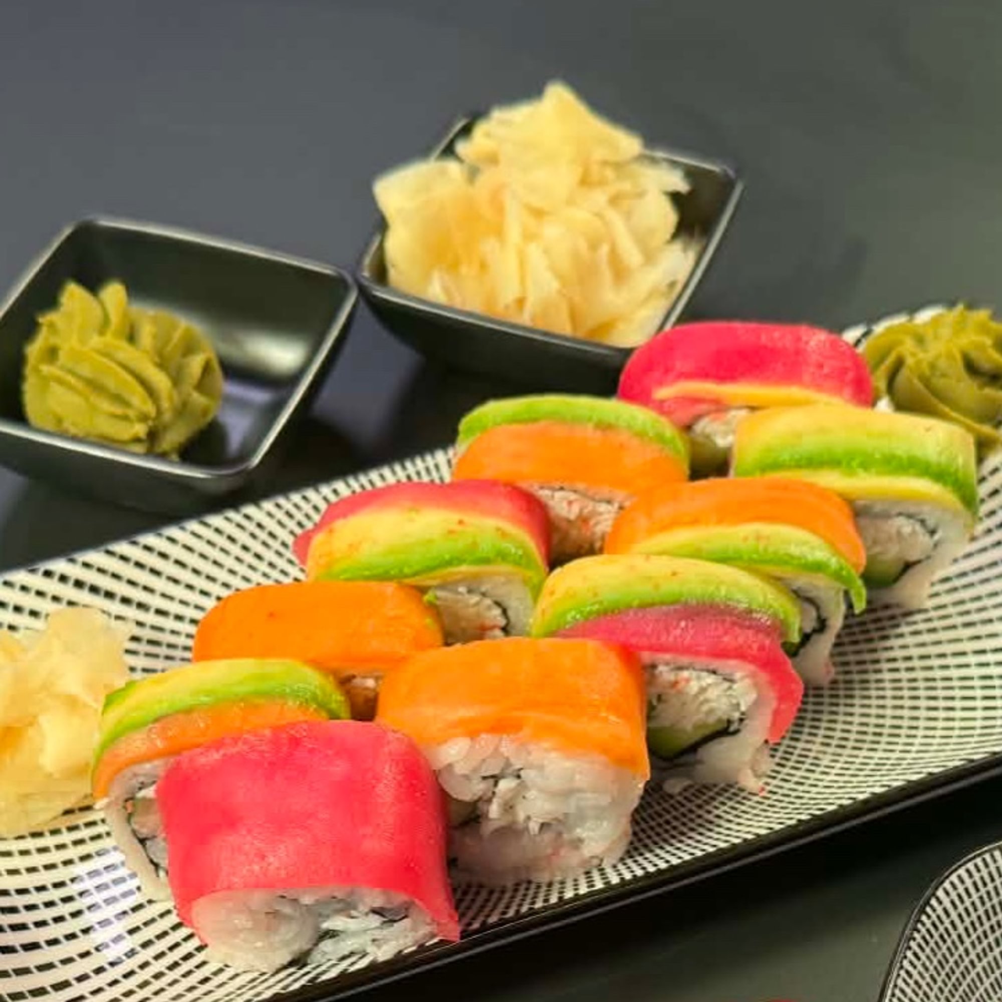 Rainbow Pine Plate