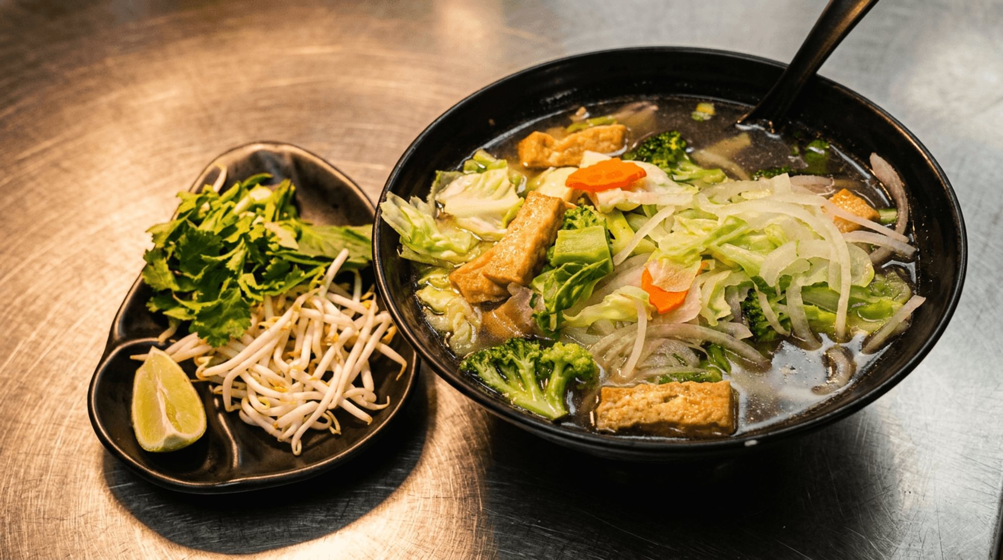 Vegetarian Pho Noodle Soup