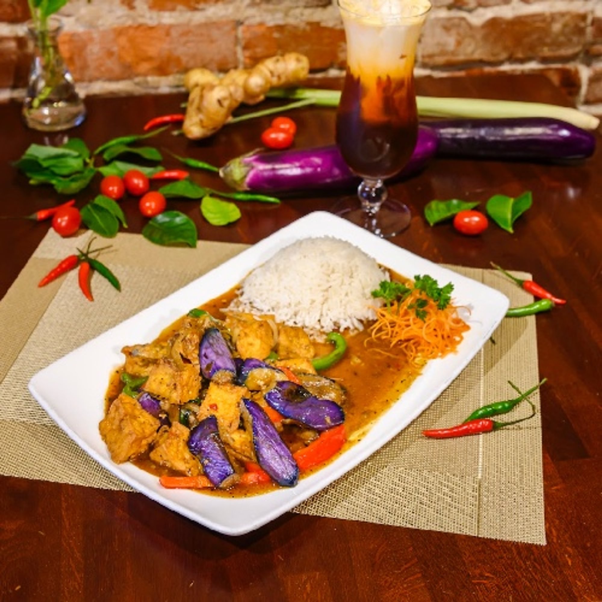 Eggplant & Tofu