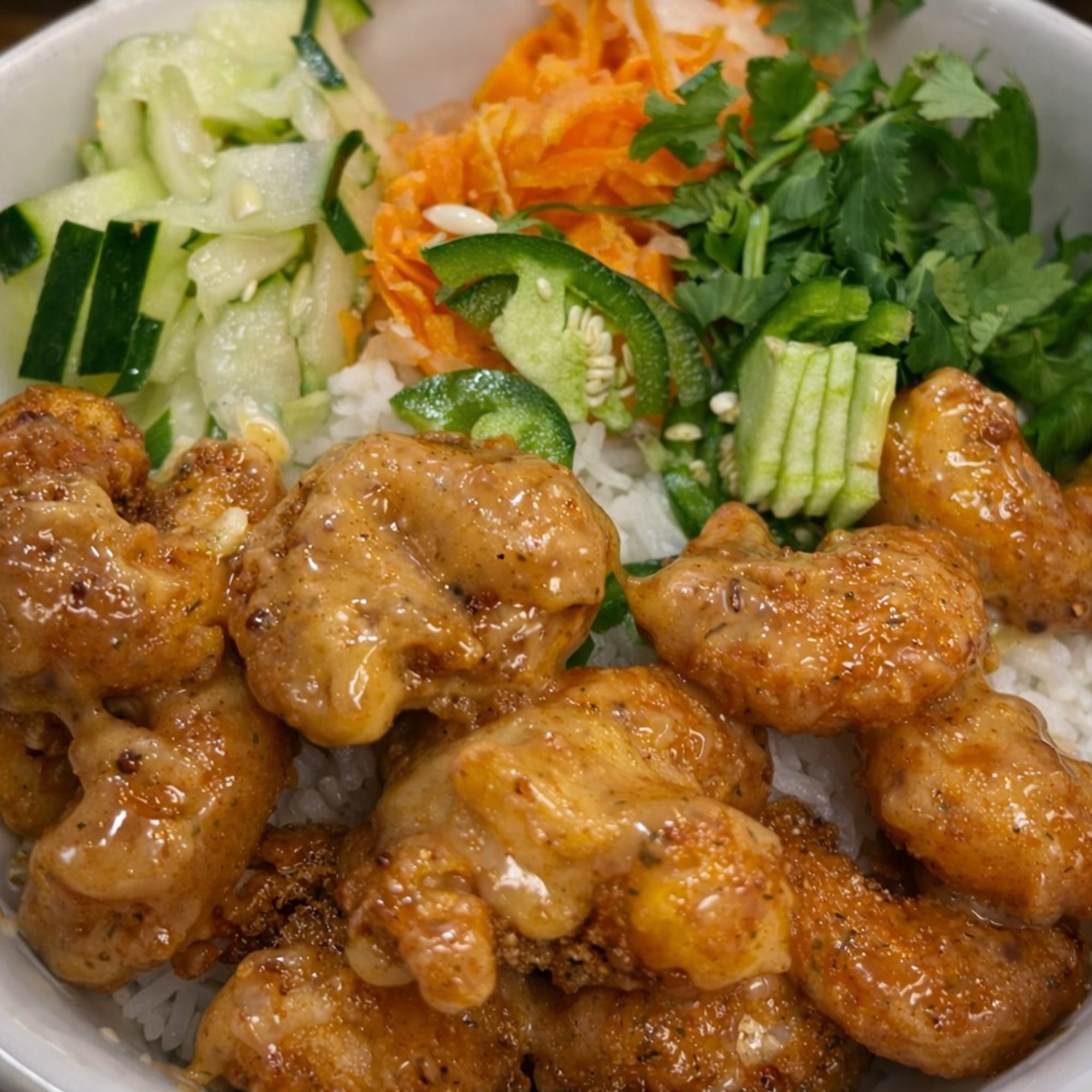 Bang Bang Shrimp Rice Bowl