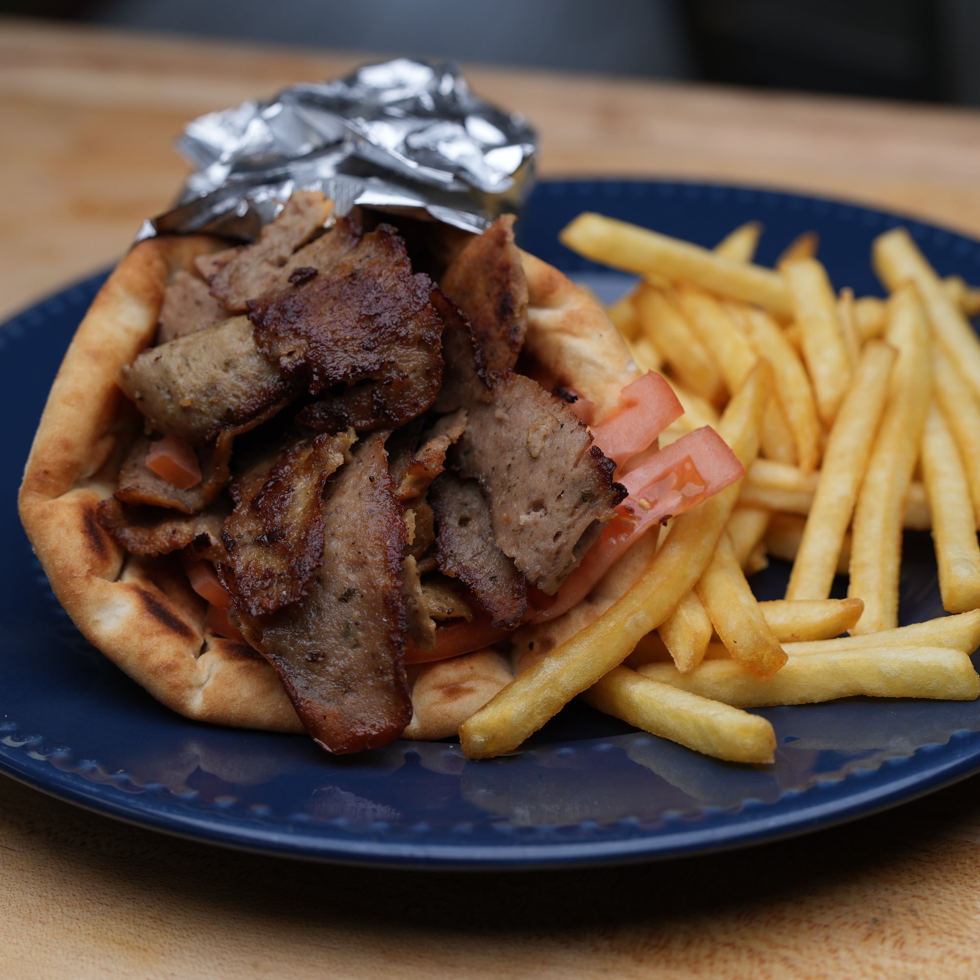 Greek Gyro (Beef or Chicken) Platter