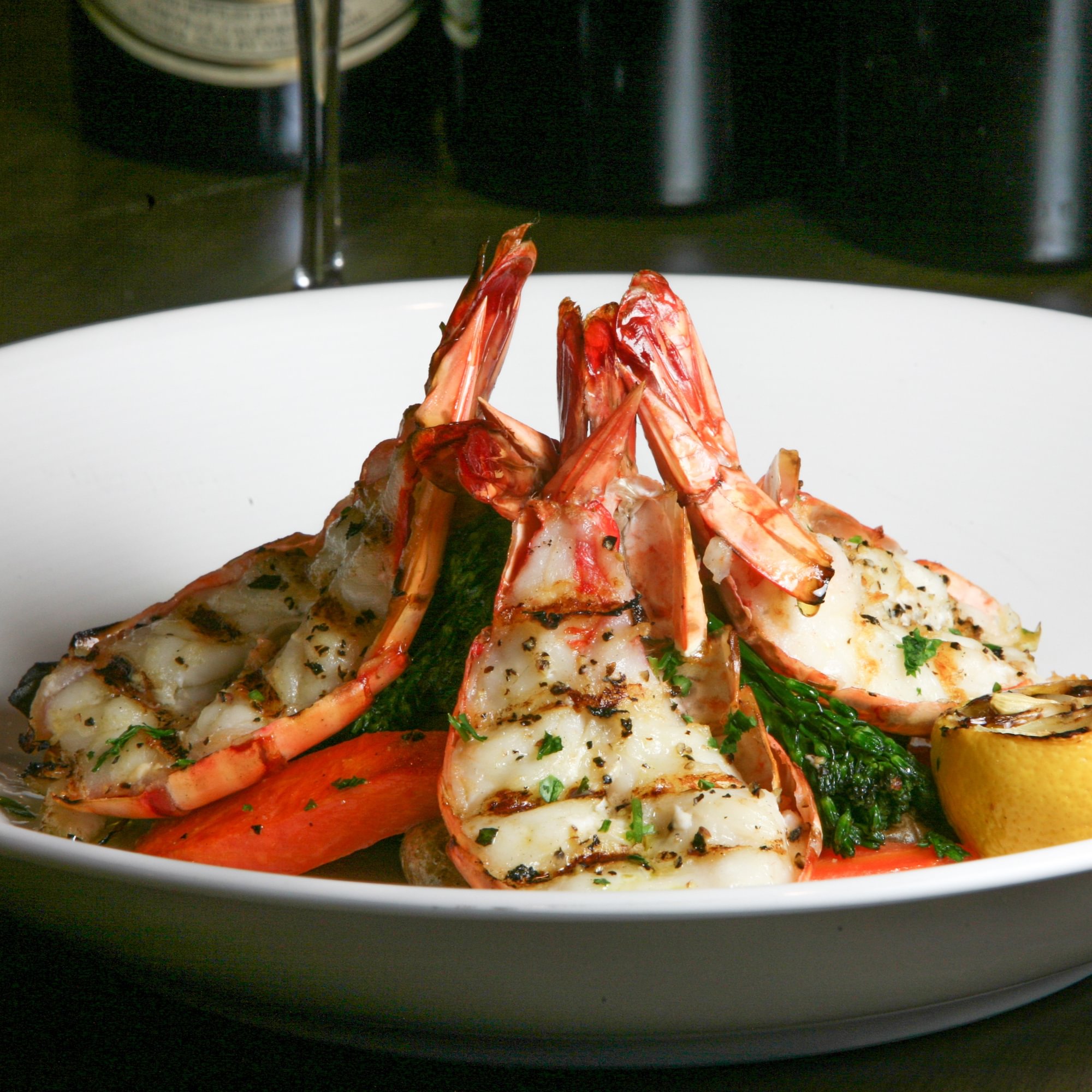 Gamberoni Alla Griglia (Grilled Tiger Prawns)