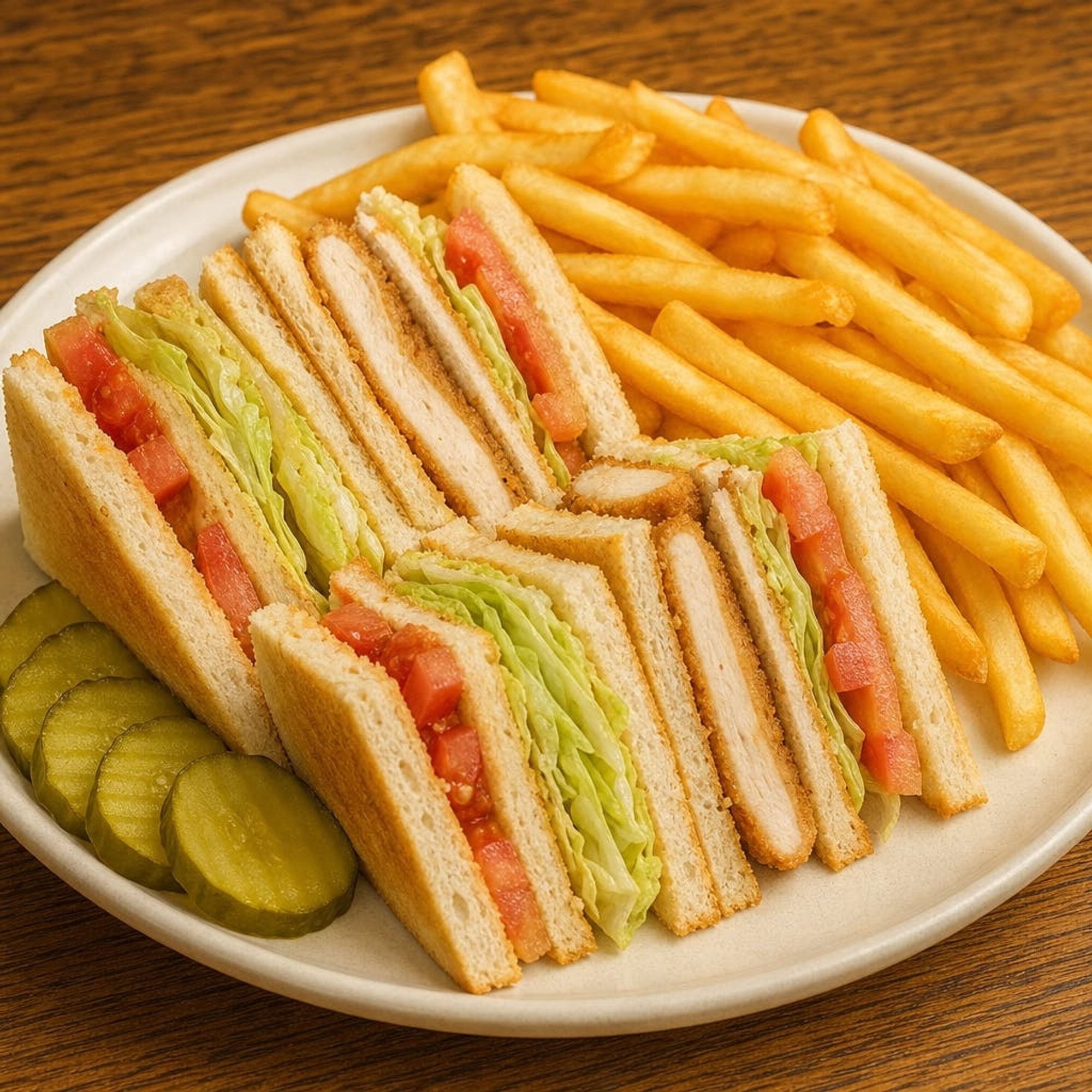 Chicken Cutlet Club Sandwich