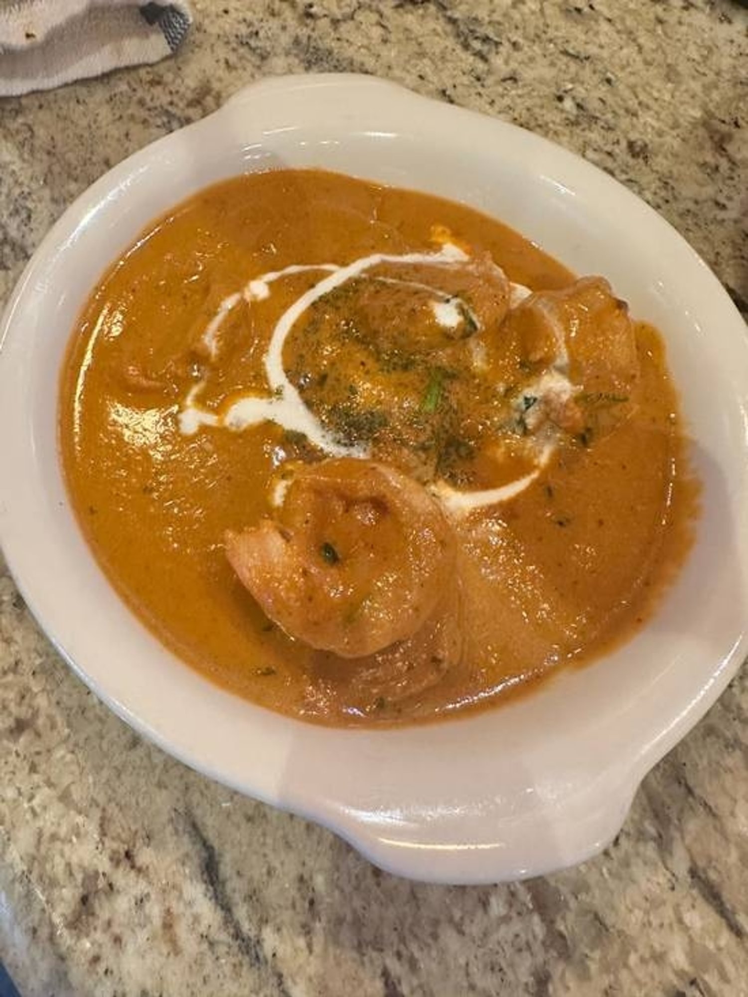 Lunch Combo: Shrimp Tikka Masala