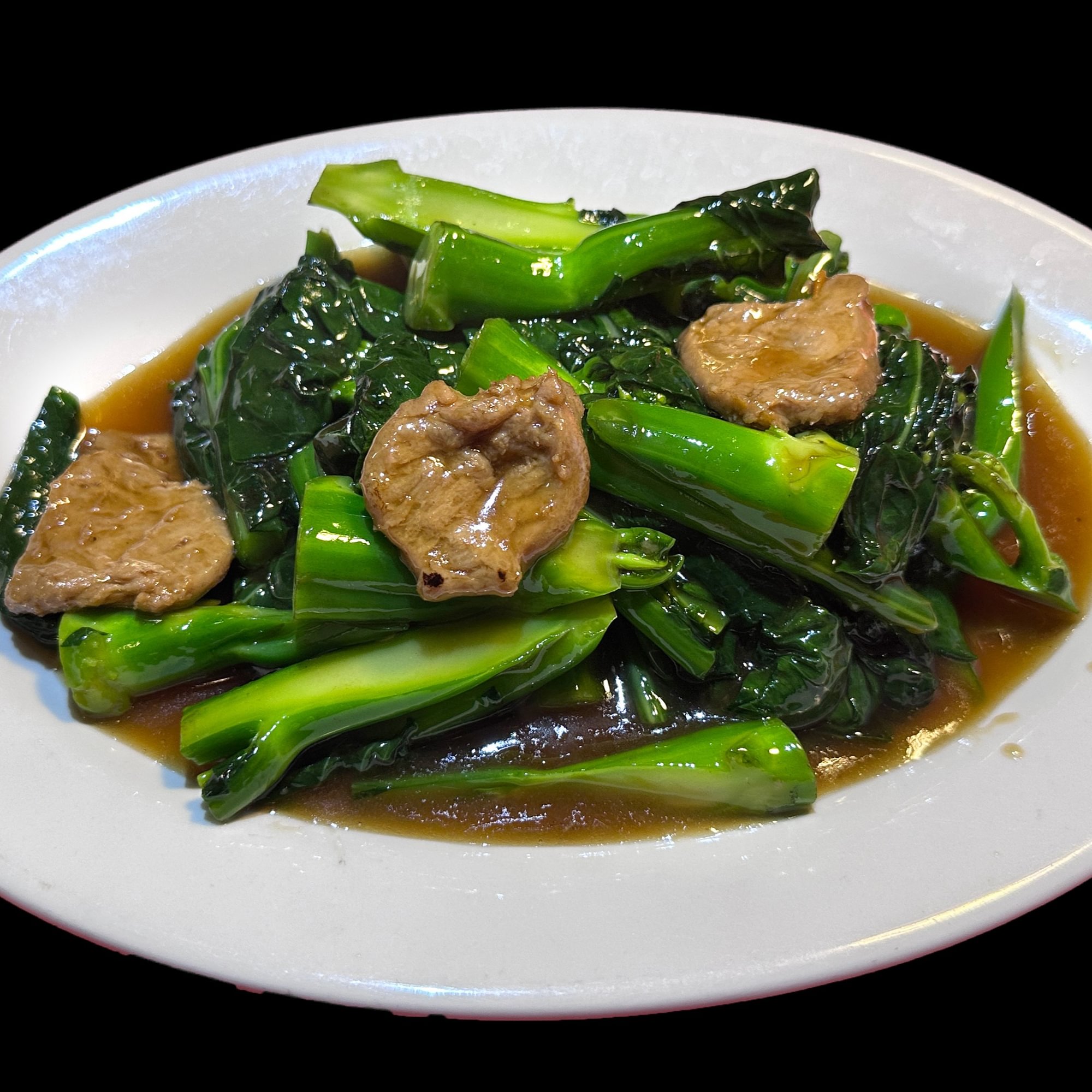 Vegan Beef with Gai-Lan