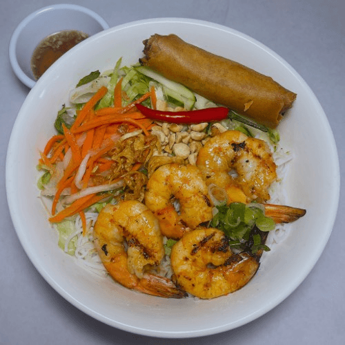 Grilled Shrimps Vermicelli Bowl