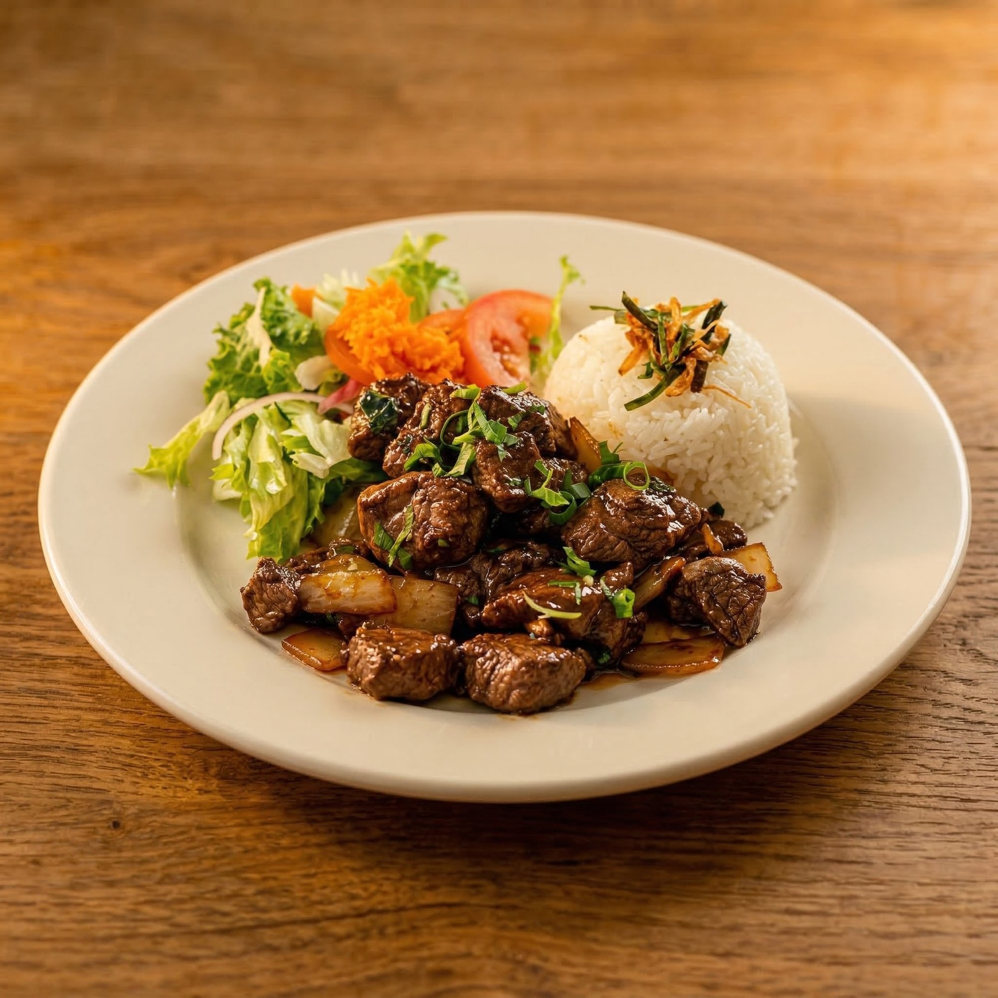 Flambe Steak Cubes