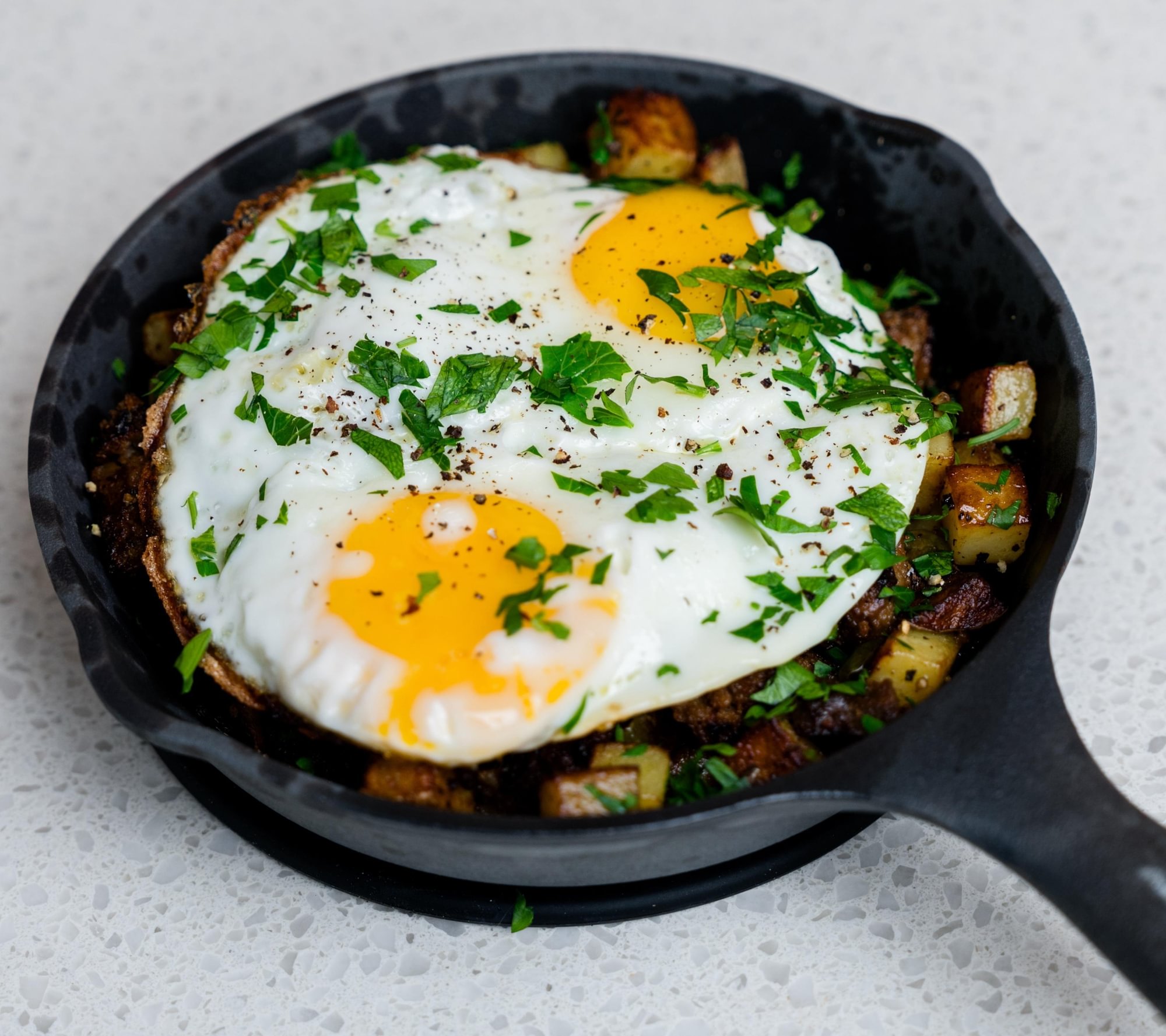 Smoked Meatloaf Hash