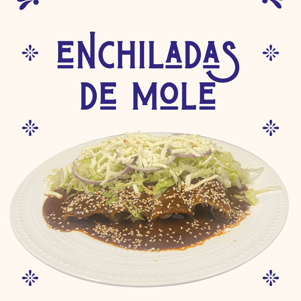 4 Enchiladas de Mole