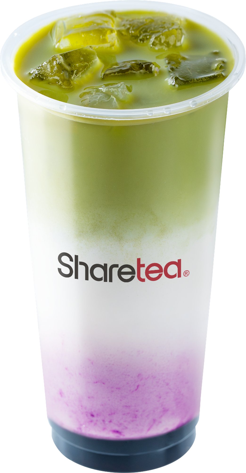 Blueberry Matcha Fresh Milk
