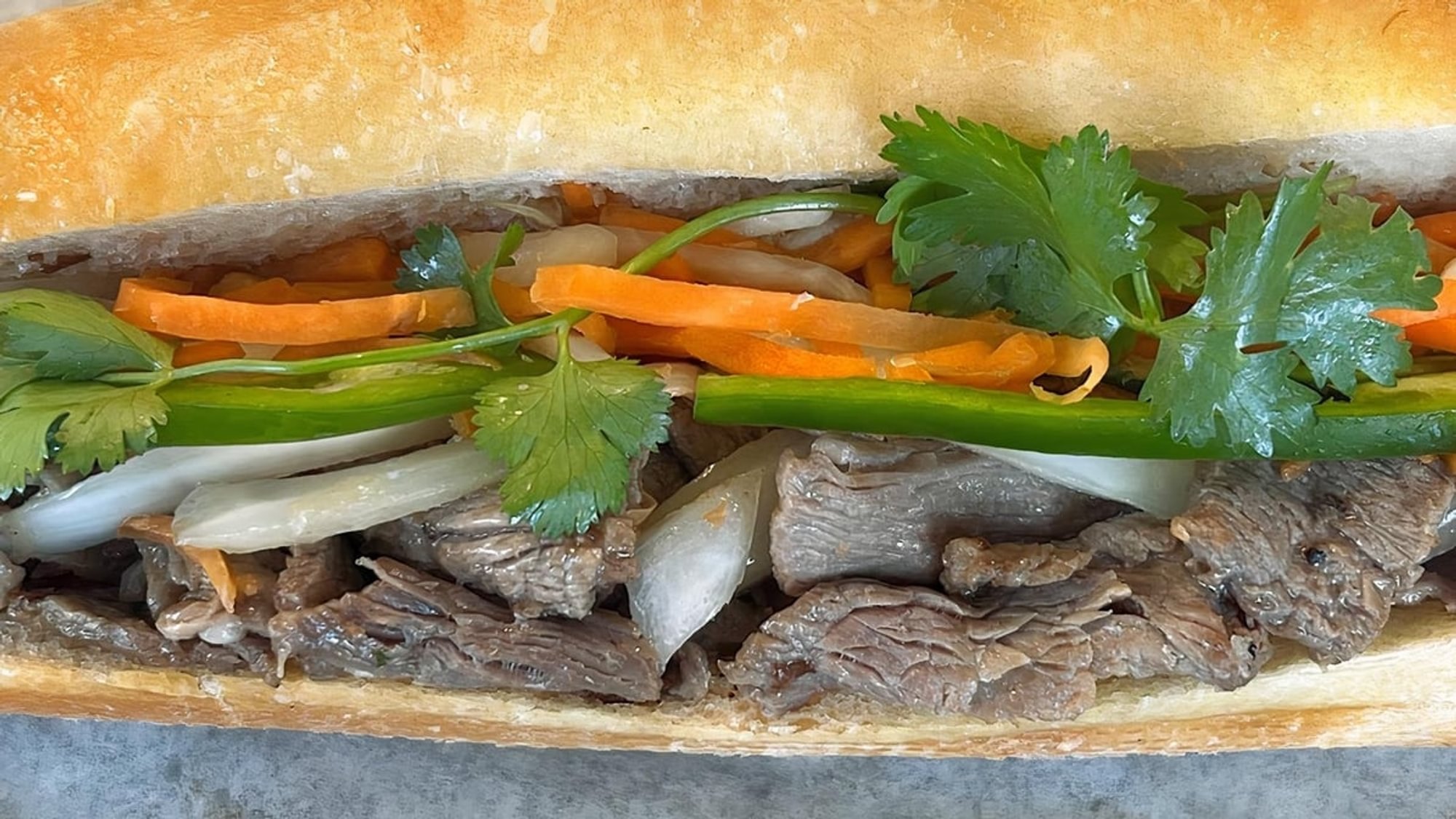 9. Steak Baguette