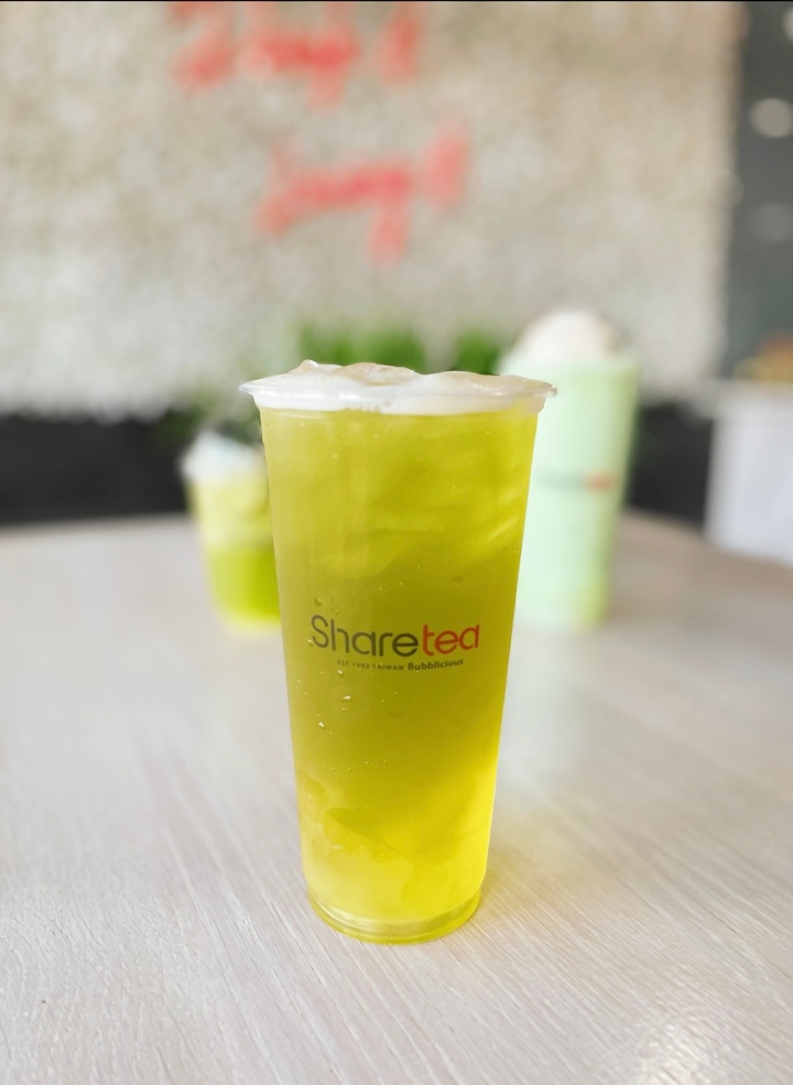 Green Apple Honey Green Tea with Aiyu Jelly