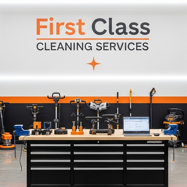 First Class Cleaning Services Logo