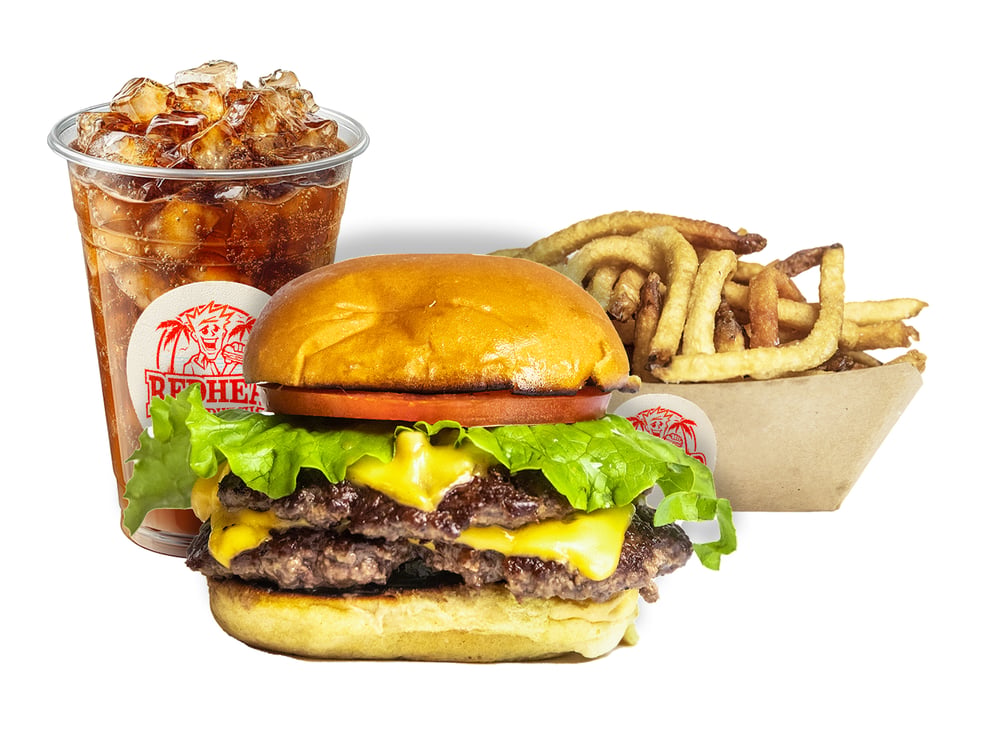 Double Cheeseburger W/ Fries & Drink