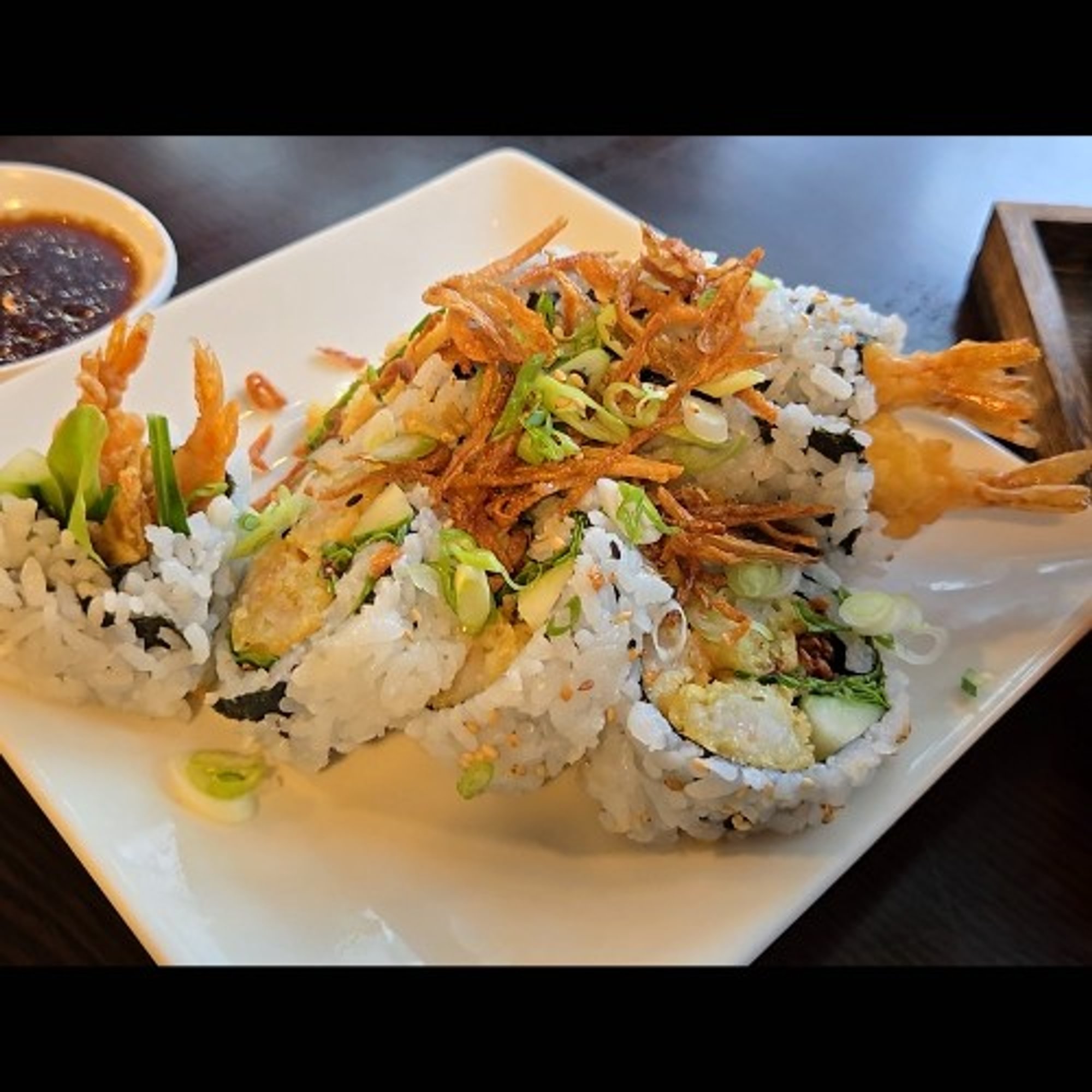 Super Crunchy Shrimp Tempura (Giant Dipping Roll)