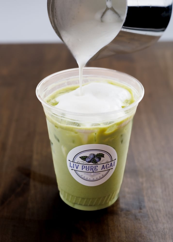 Iced 16 oz. Matcha Tea
