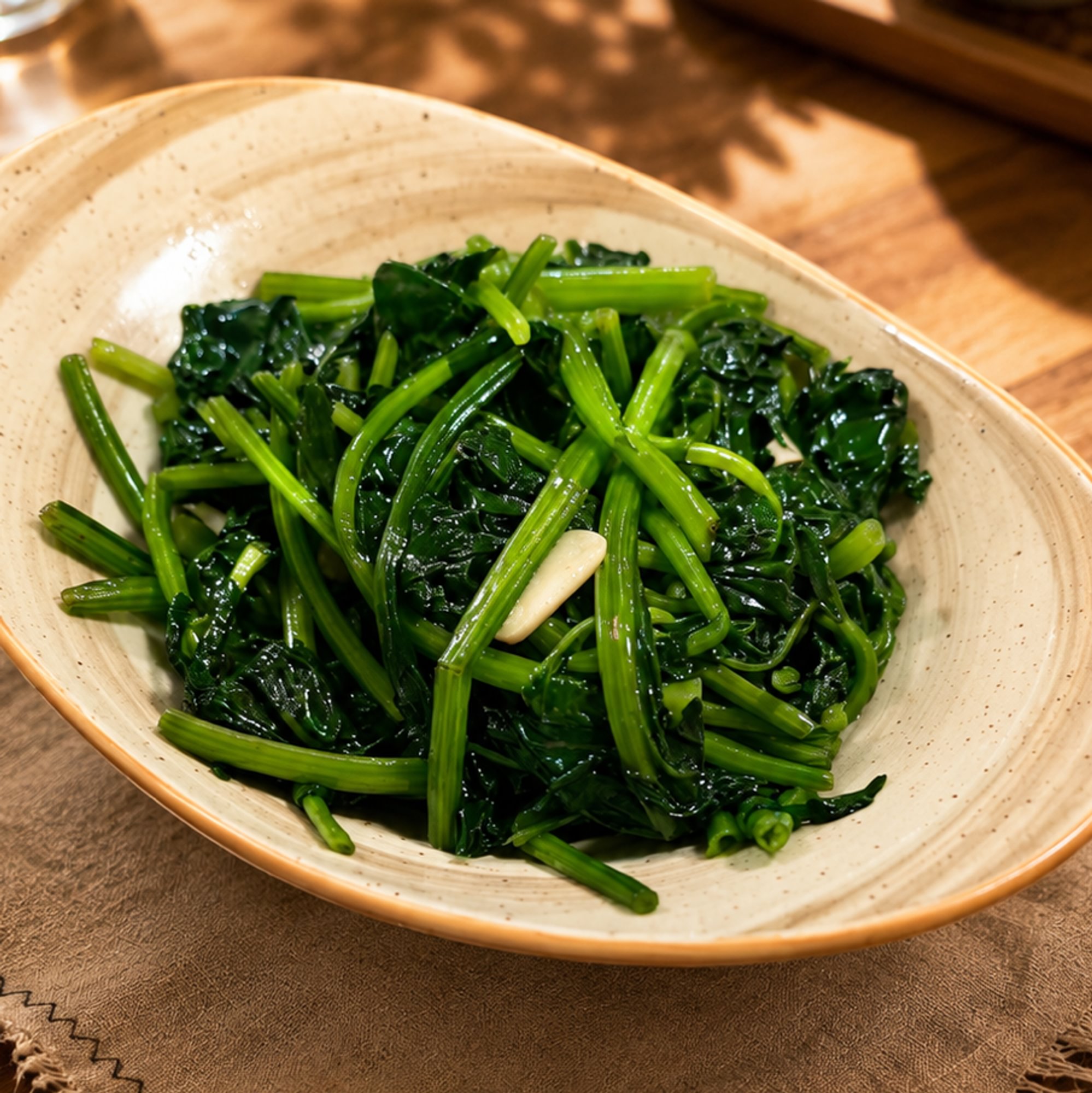 Spinach with Garlic / 蒜炒菠菜