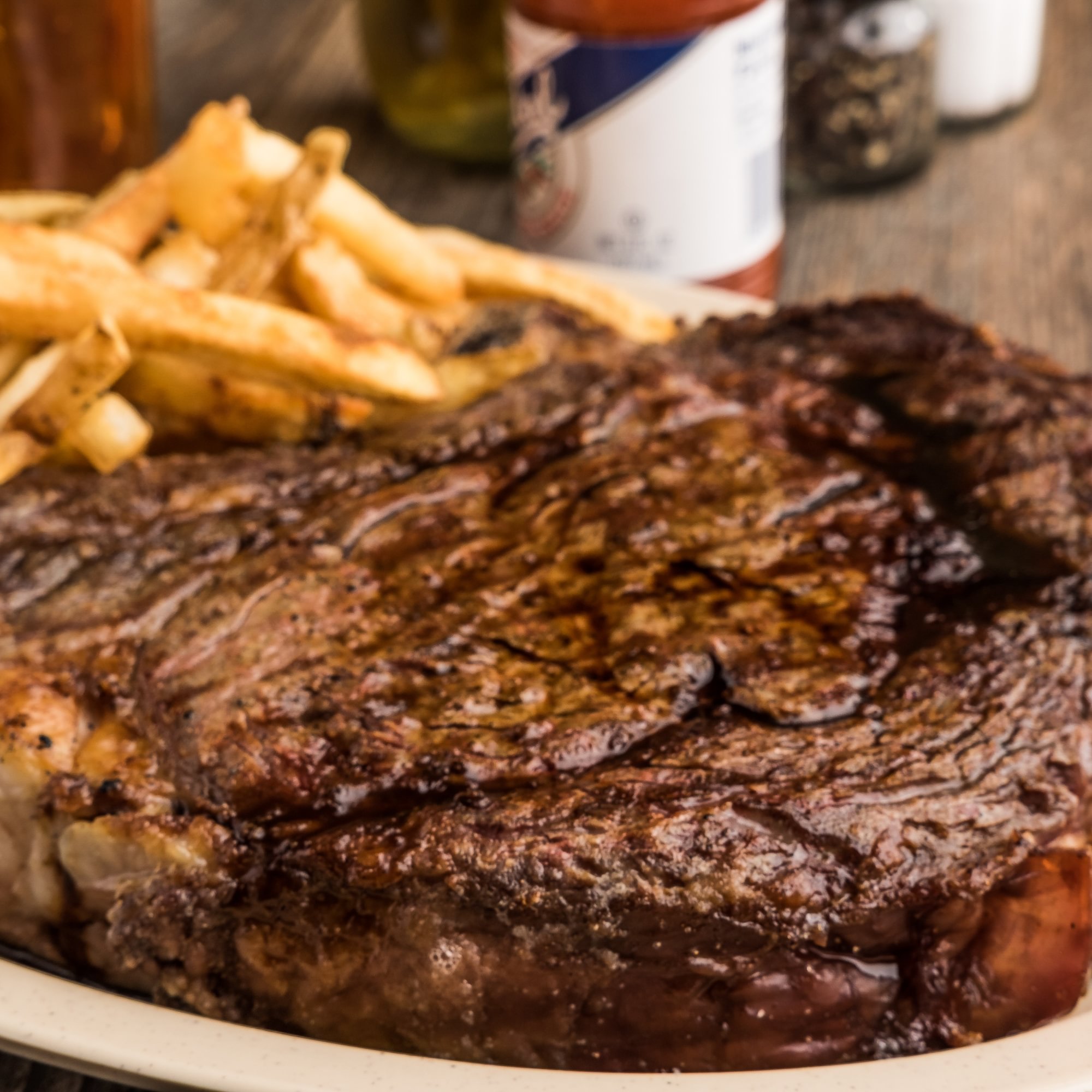 Ribeye Steak (1.75-2.25 lbs. Bone In)