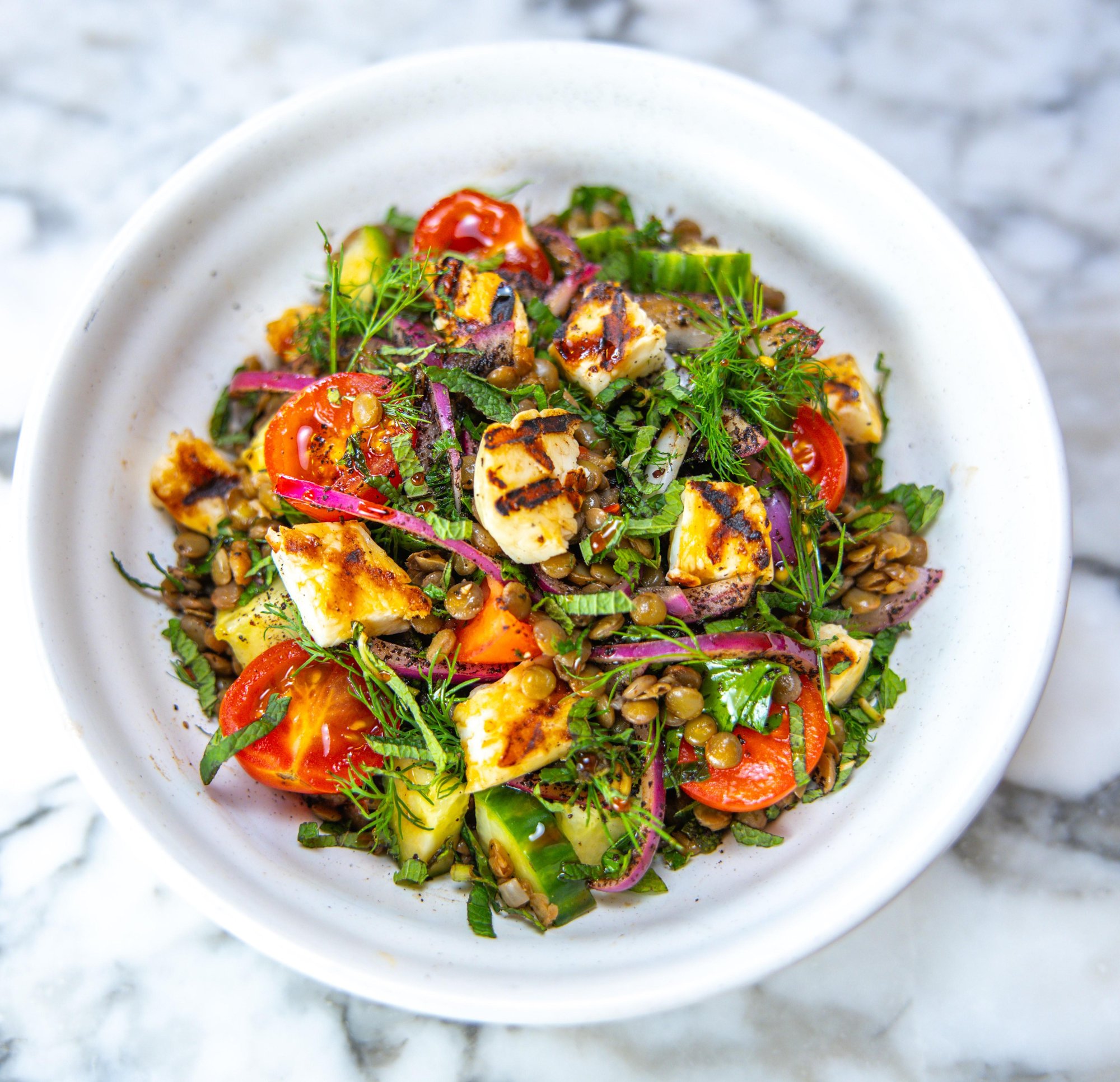 Mediterranean Lentil Salad