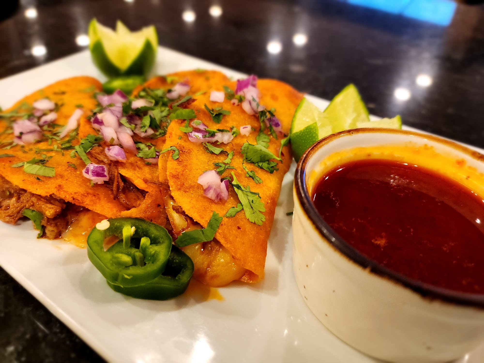 Quesa-Birria Tacos