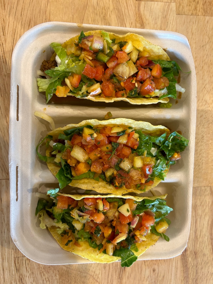 (3) Ground Beef Tacos