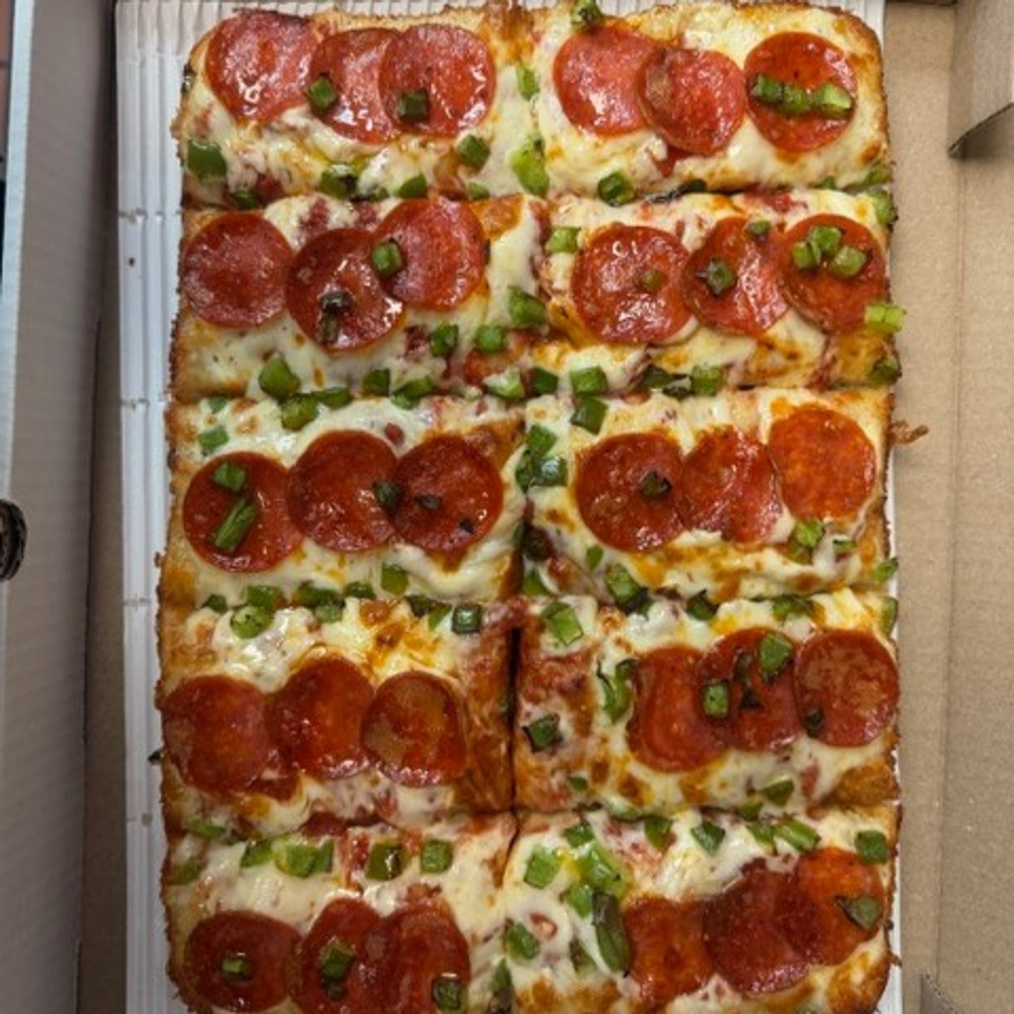 Square Cheese Pizza