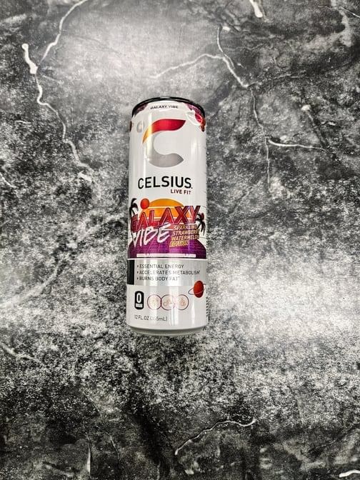 Celsius Galaxy Vibe Sparkling Strawberry Watermelon 12 Oz