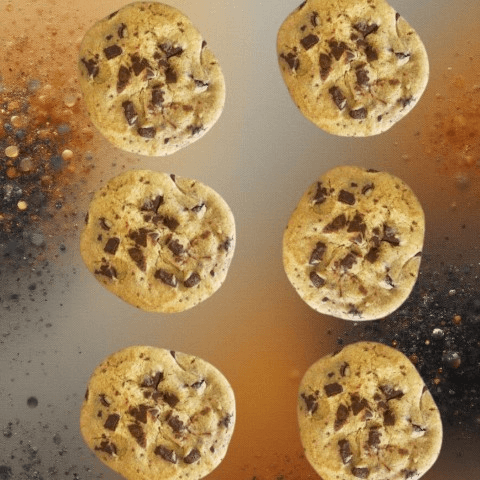 (6 PCS) PARTY PACK SIZE CHOCOLATE CHIP COOKIES