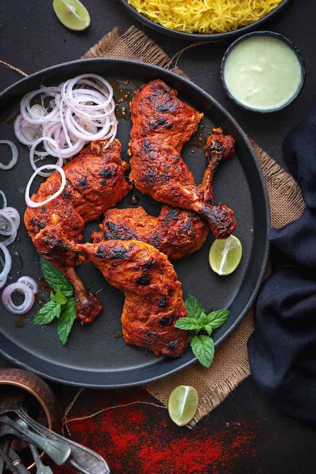 Tandoori Chicken (4 Pcs)
