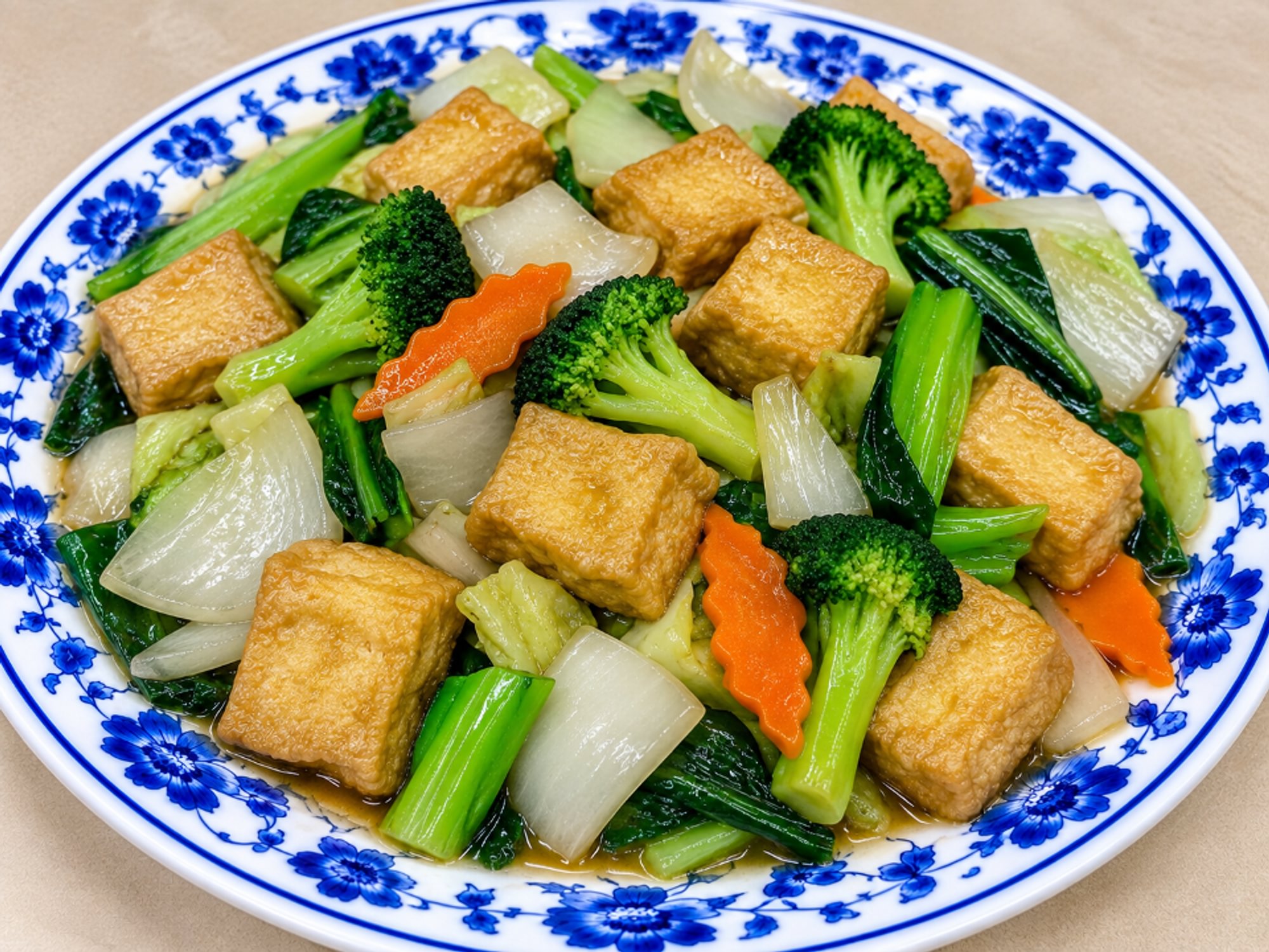 Tofu with Mixed Vegetable