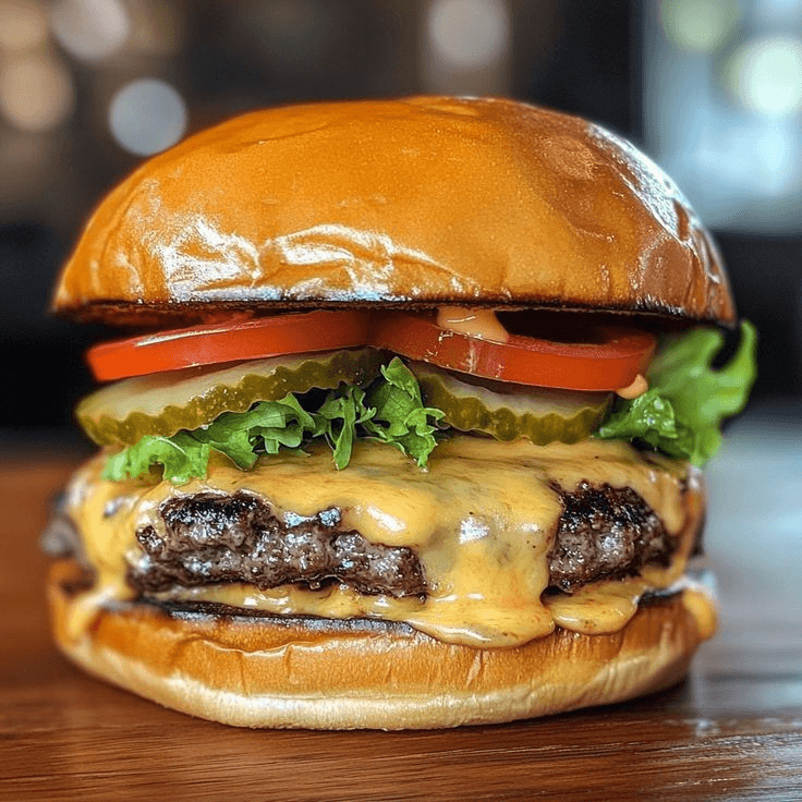 Cheeseburger, Fries & Drink