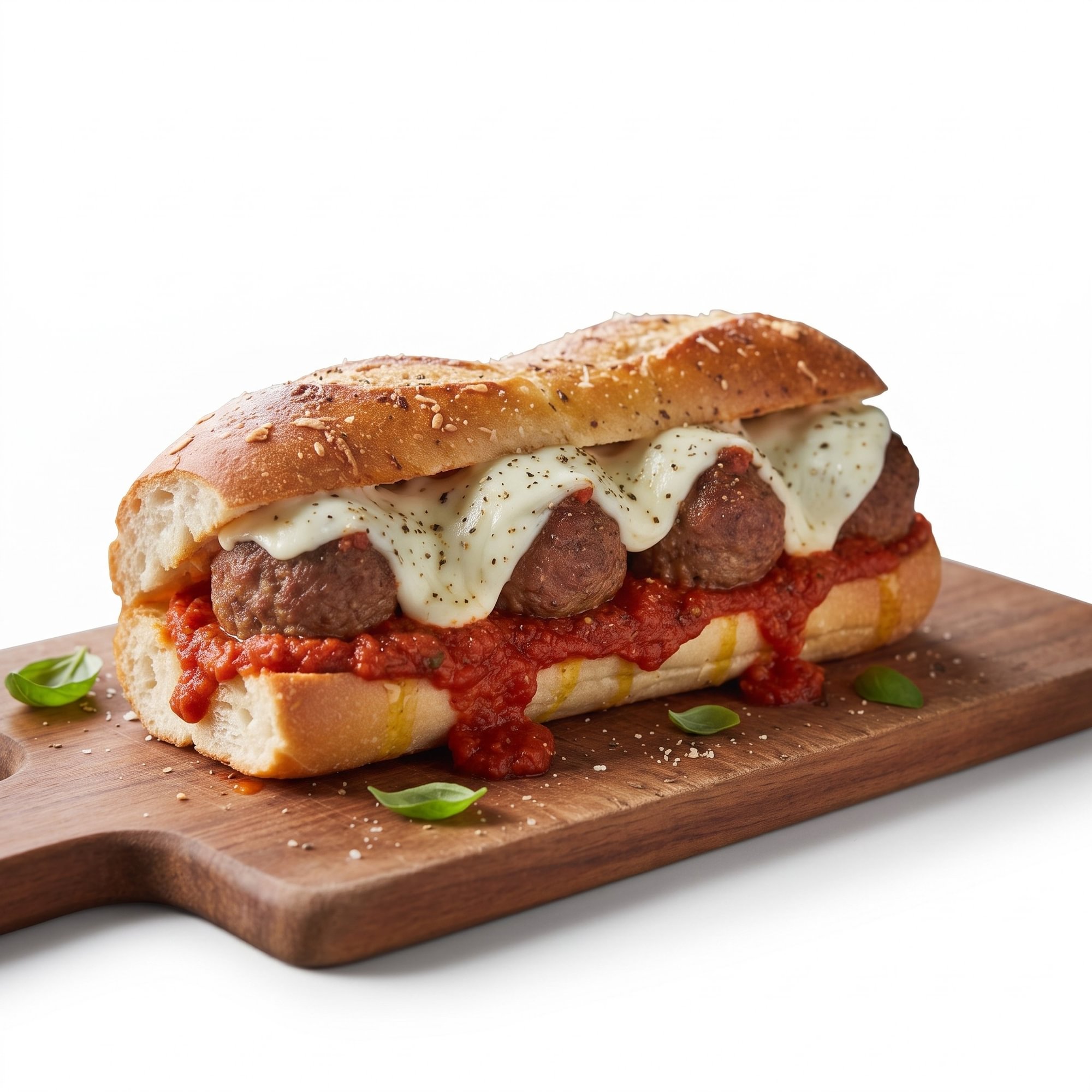Meatball Parmigiana Sub