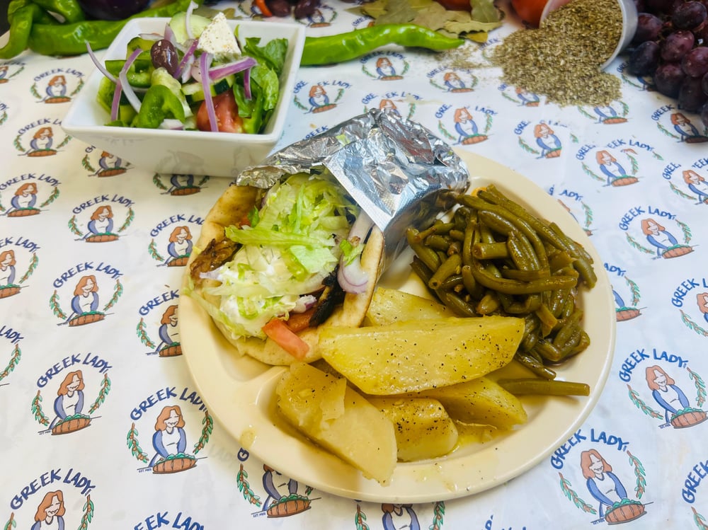 Veggie Gyro Platter