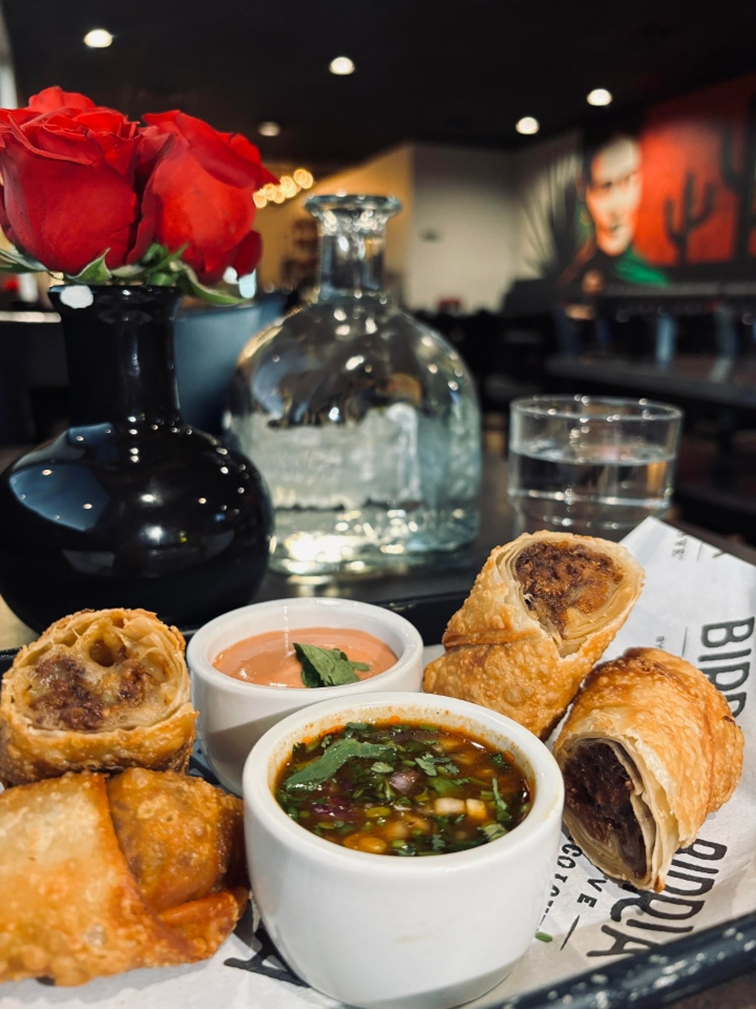 Birria Egg Rolls