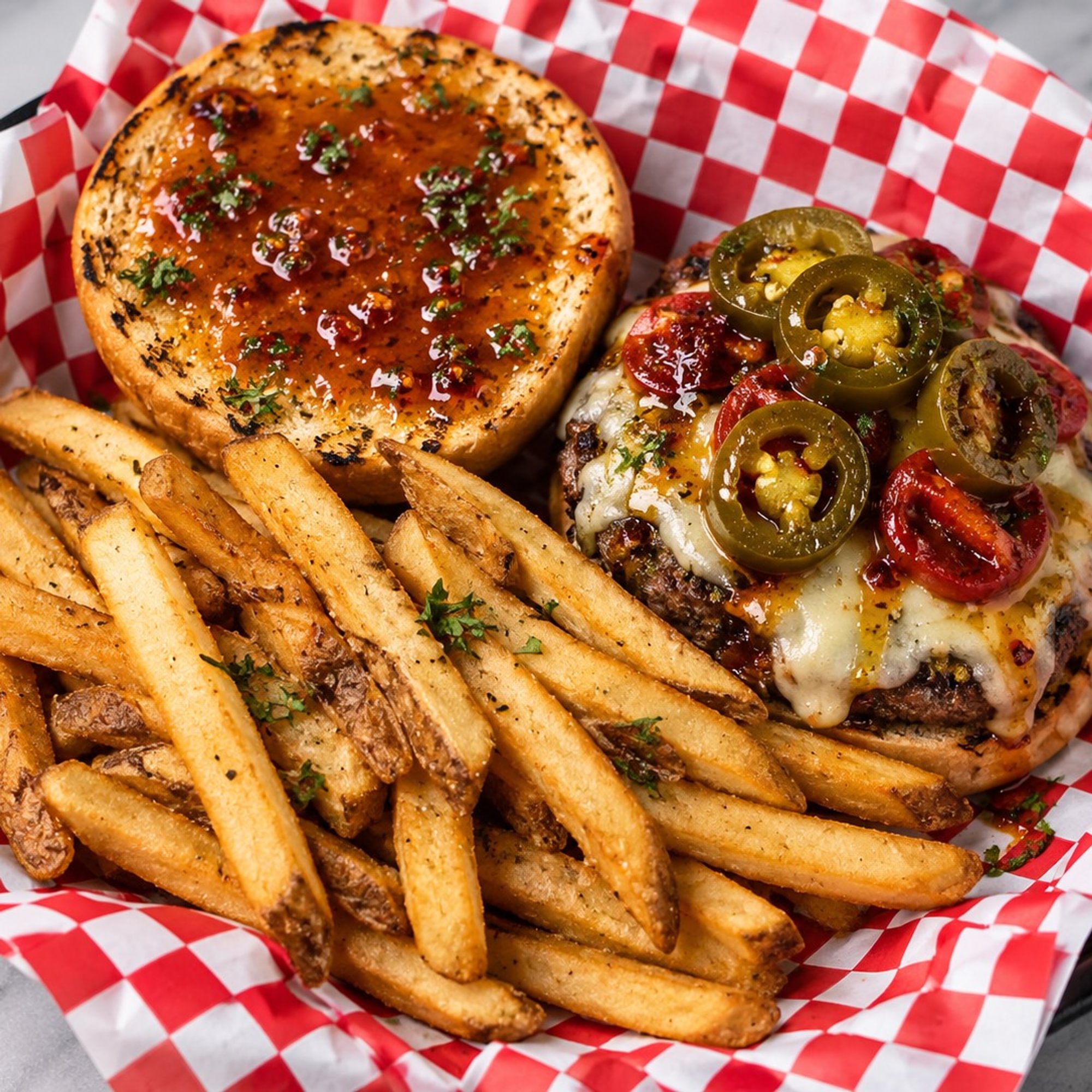 Spicy Honey Burger