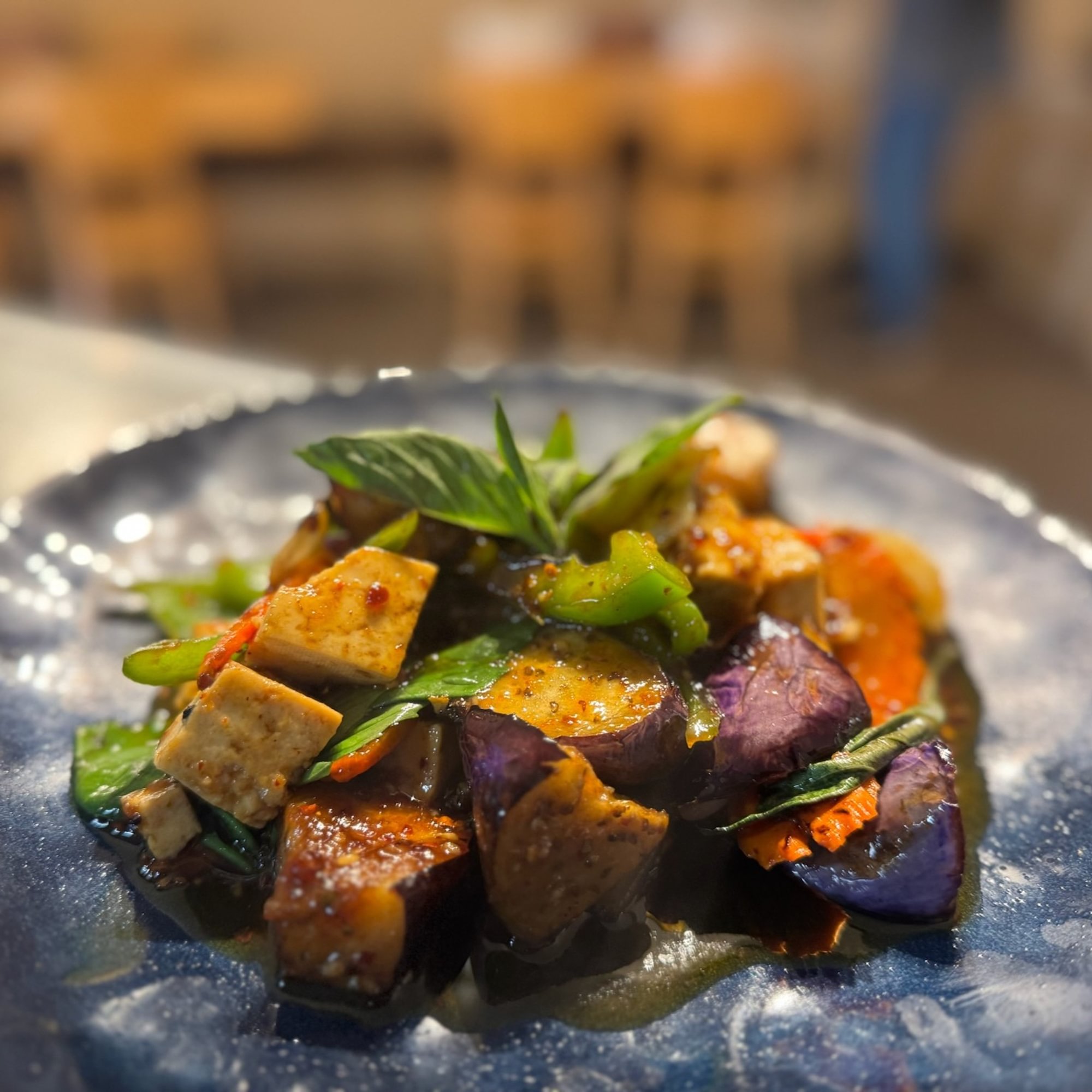 Vegan Eggplant Stir-Fried