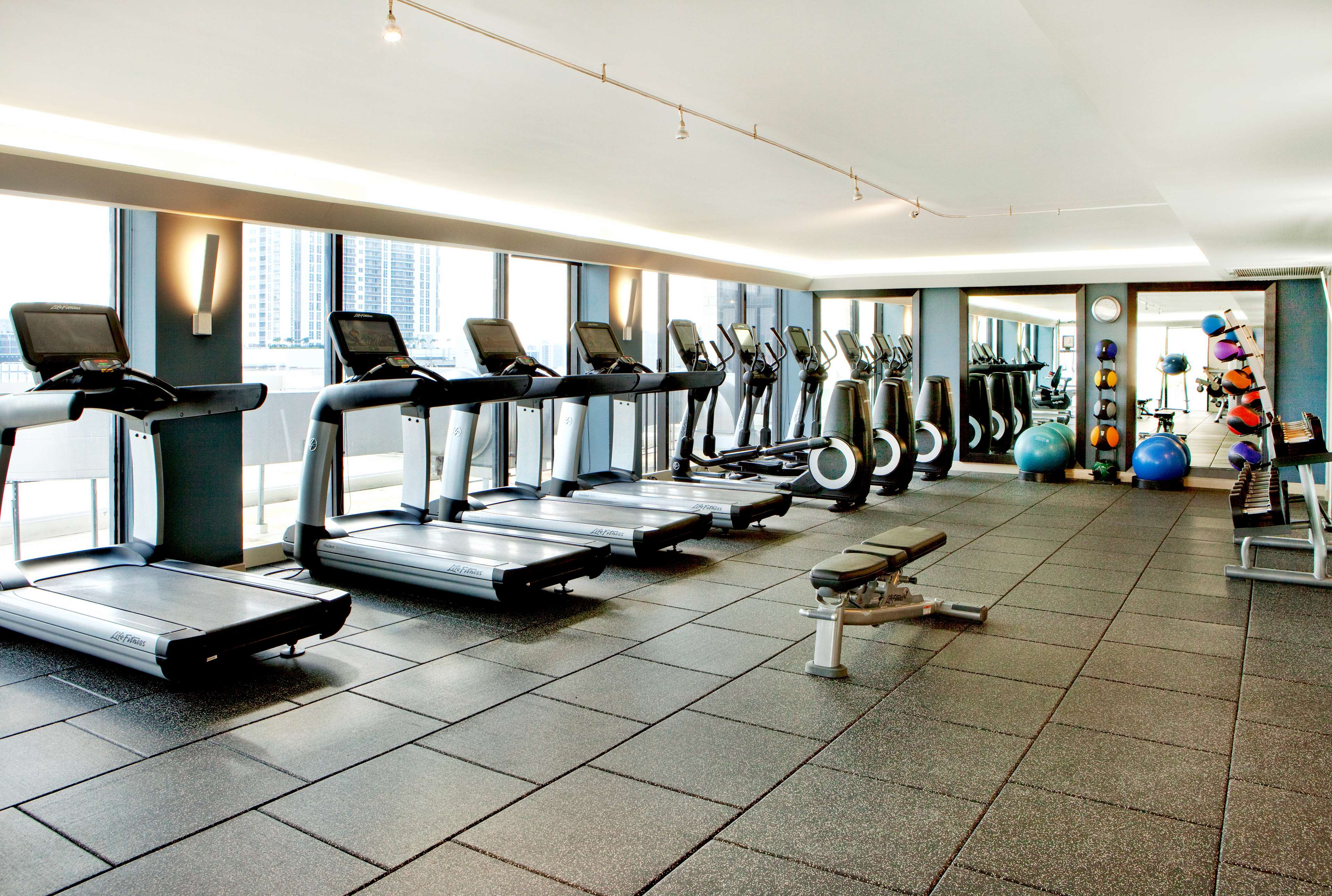 Health club  fitness center  gym