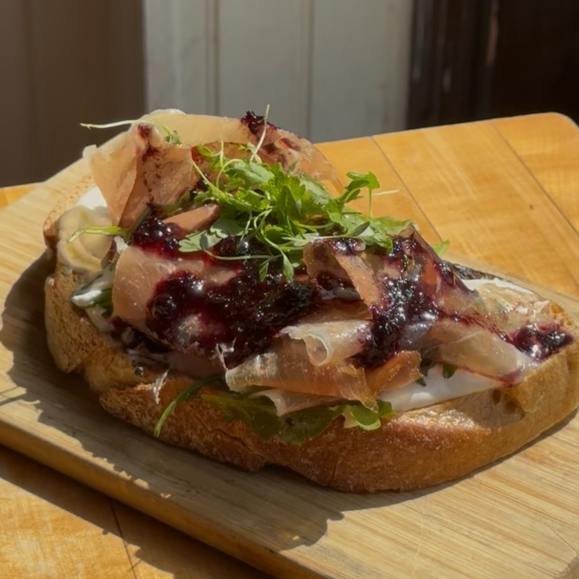 Burrata & Speck Toast
